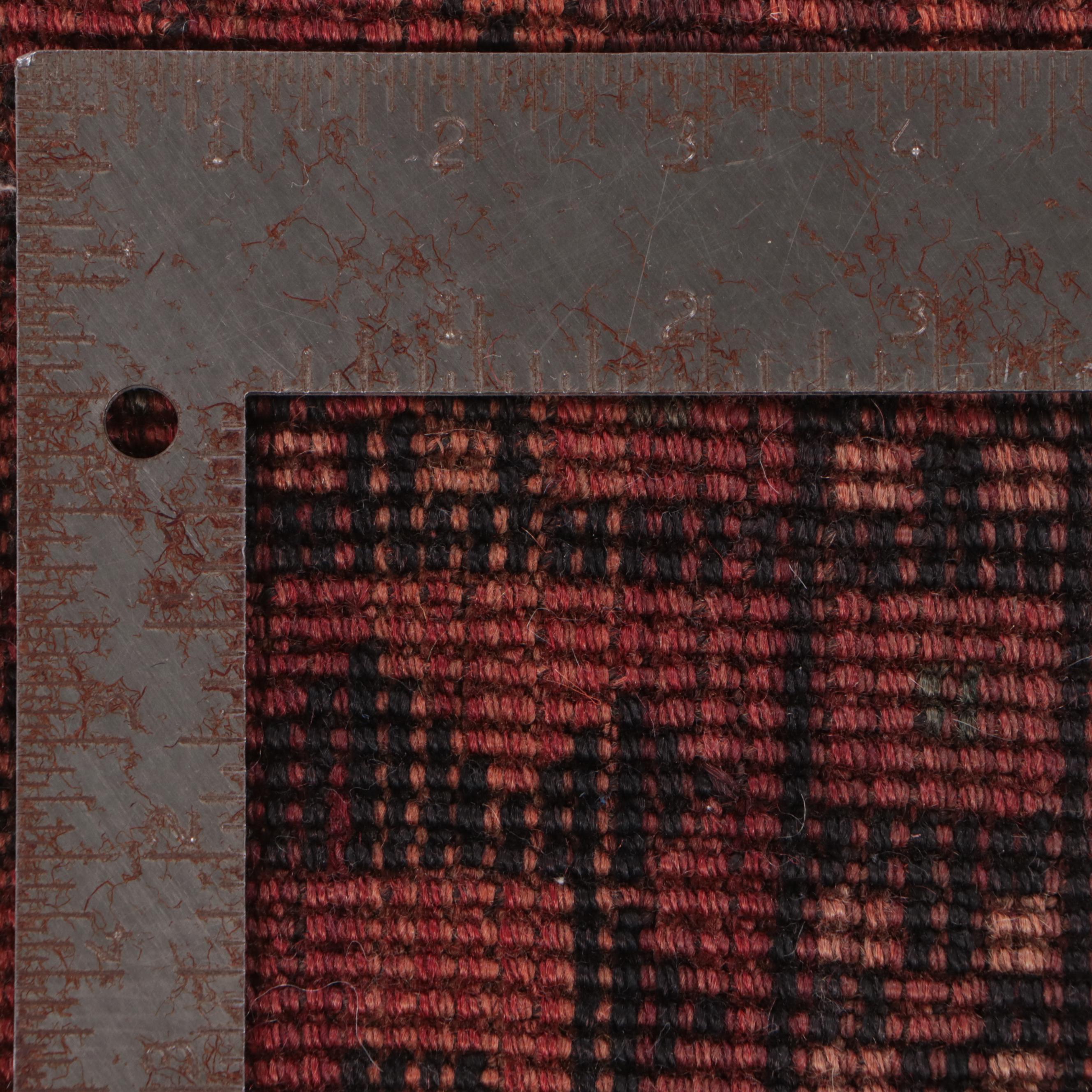 4'7 x 7'11 Hand-Knotted Persian Kurdish Area Rug