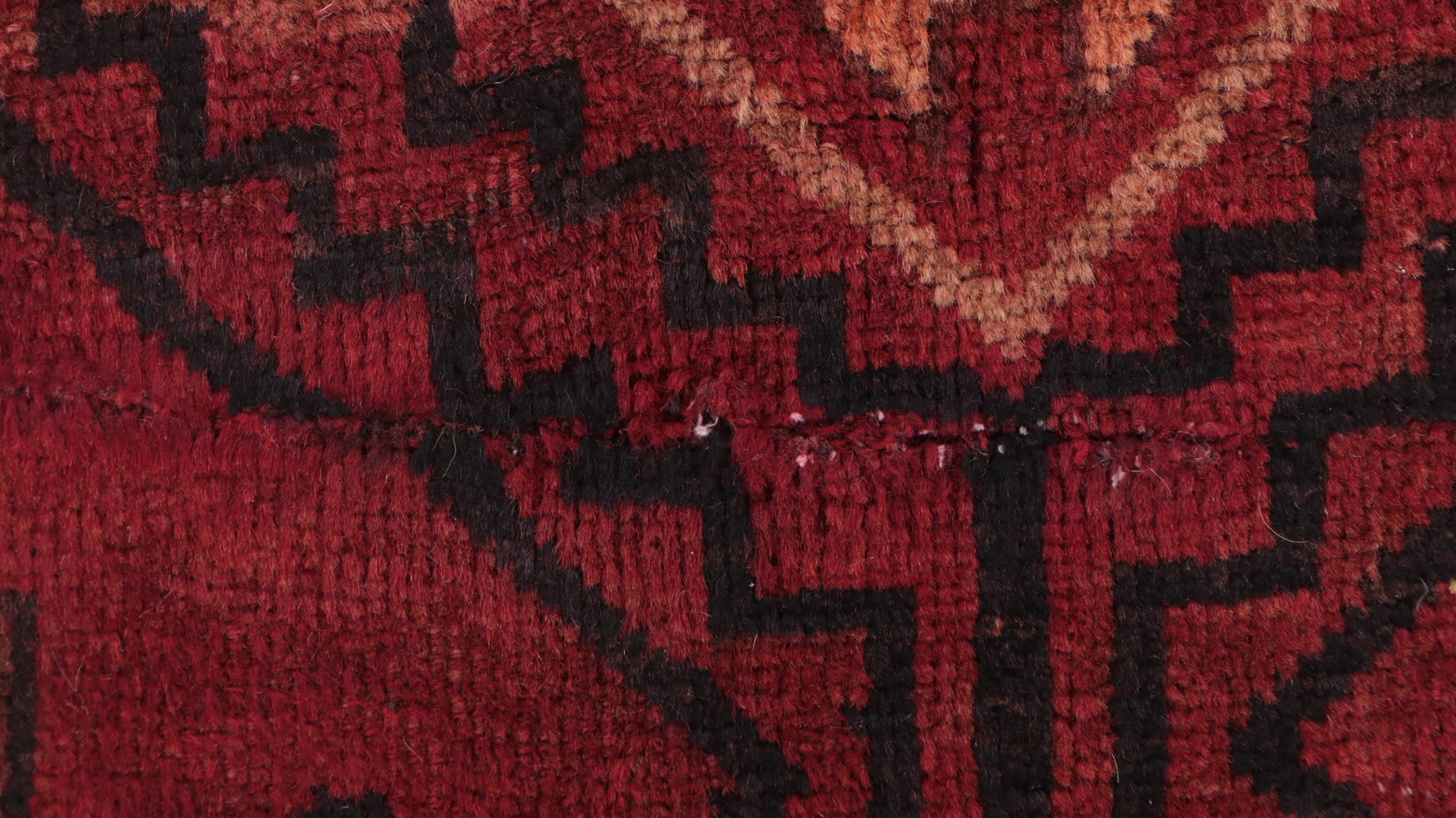 4'7 x 7'11 Hand-Knotted Persian Kurdish Area Rug