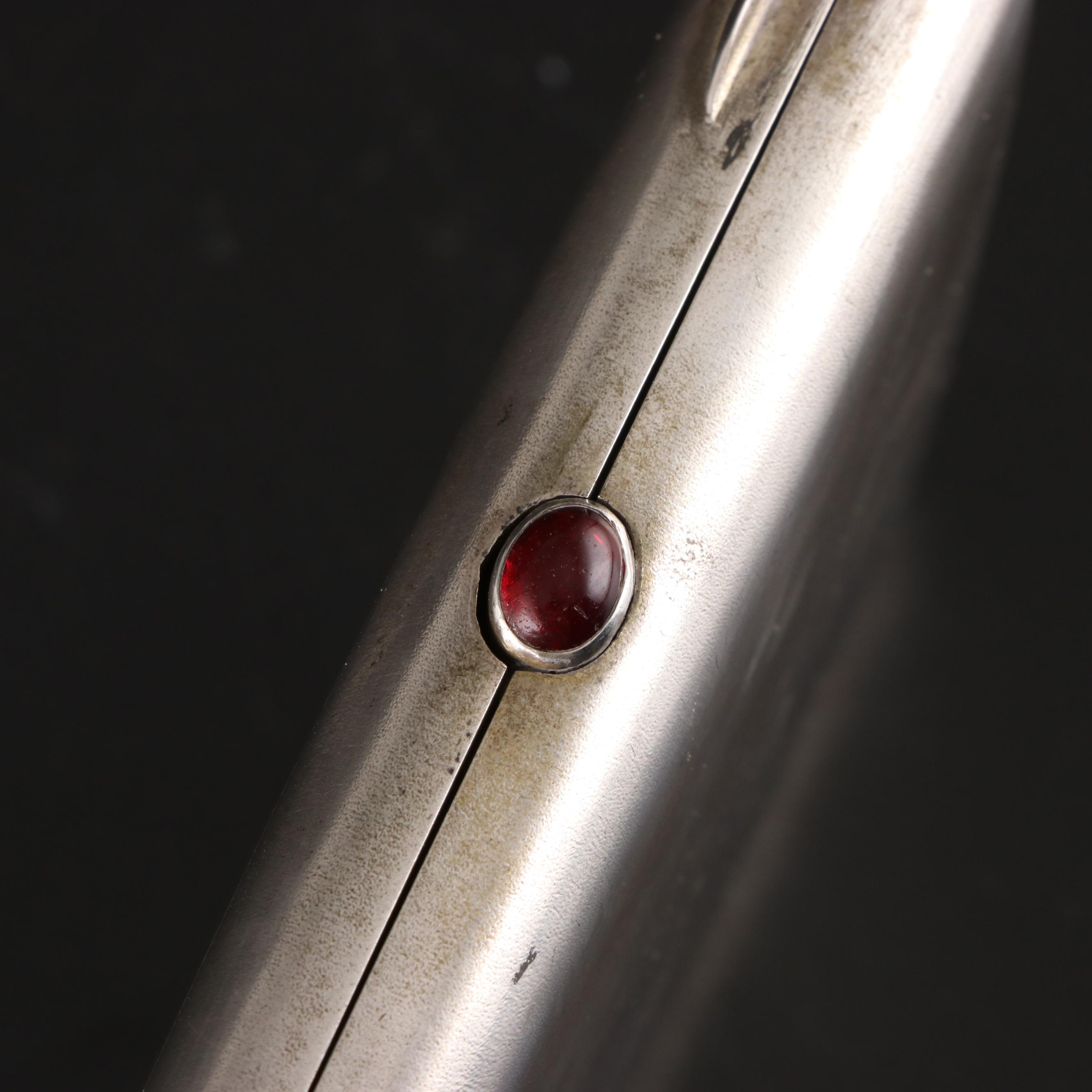 German Chased 875 Silver Cigarette Case, Early 20th Century