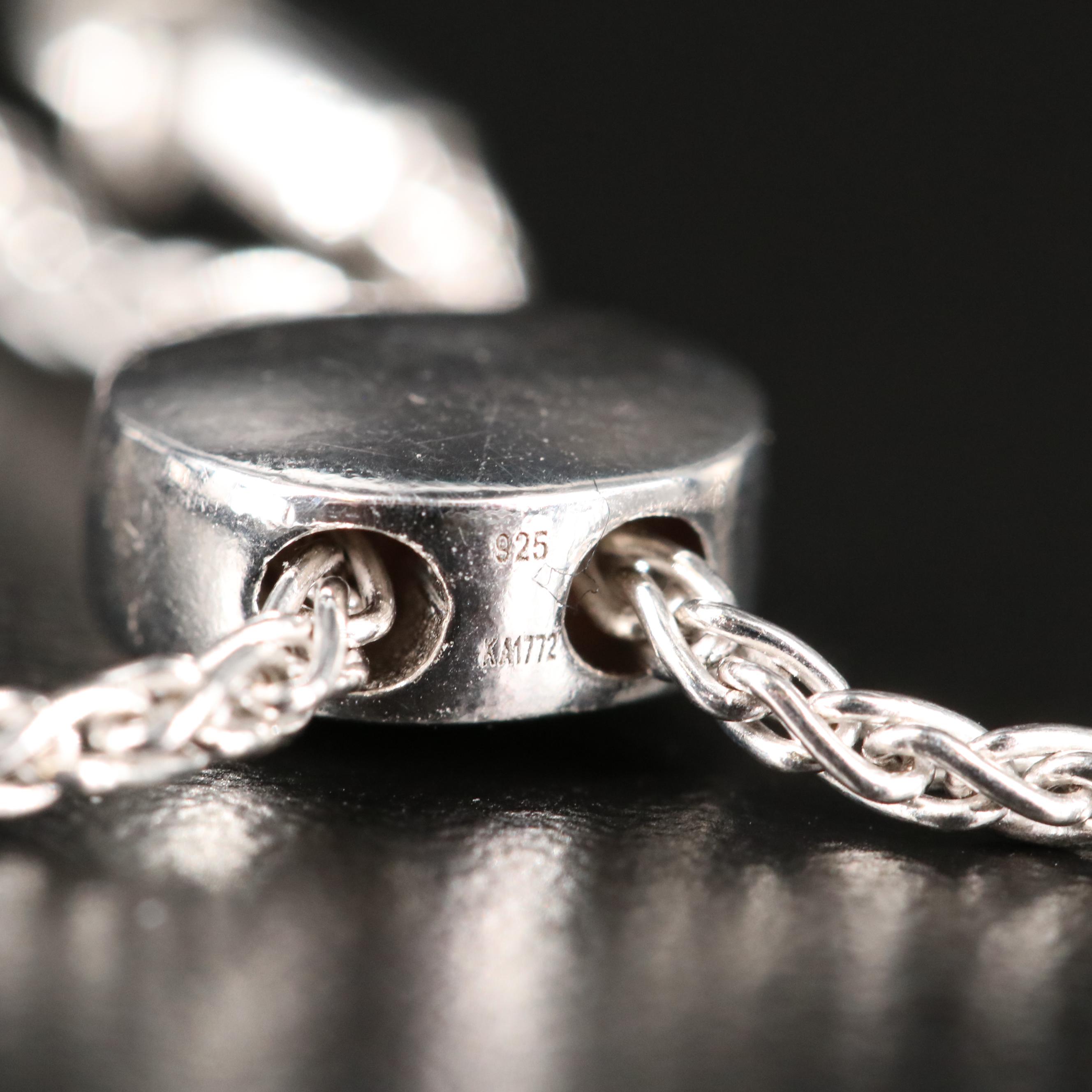 Sterling Amethyst and Topaz Bolo Bracelet
