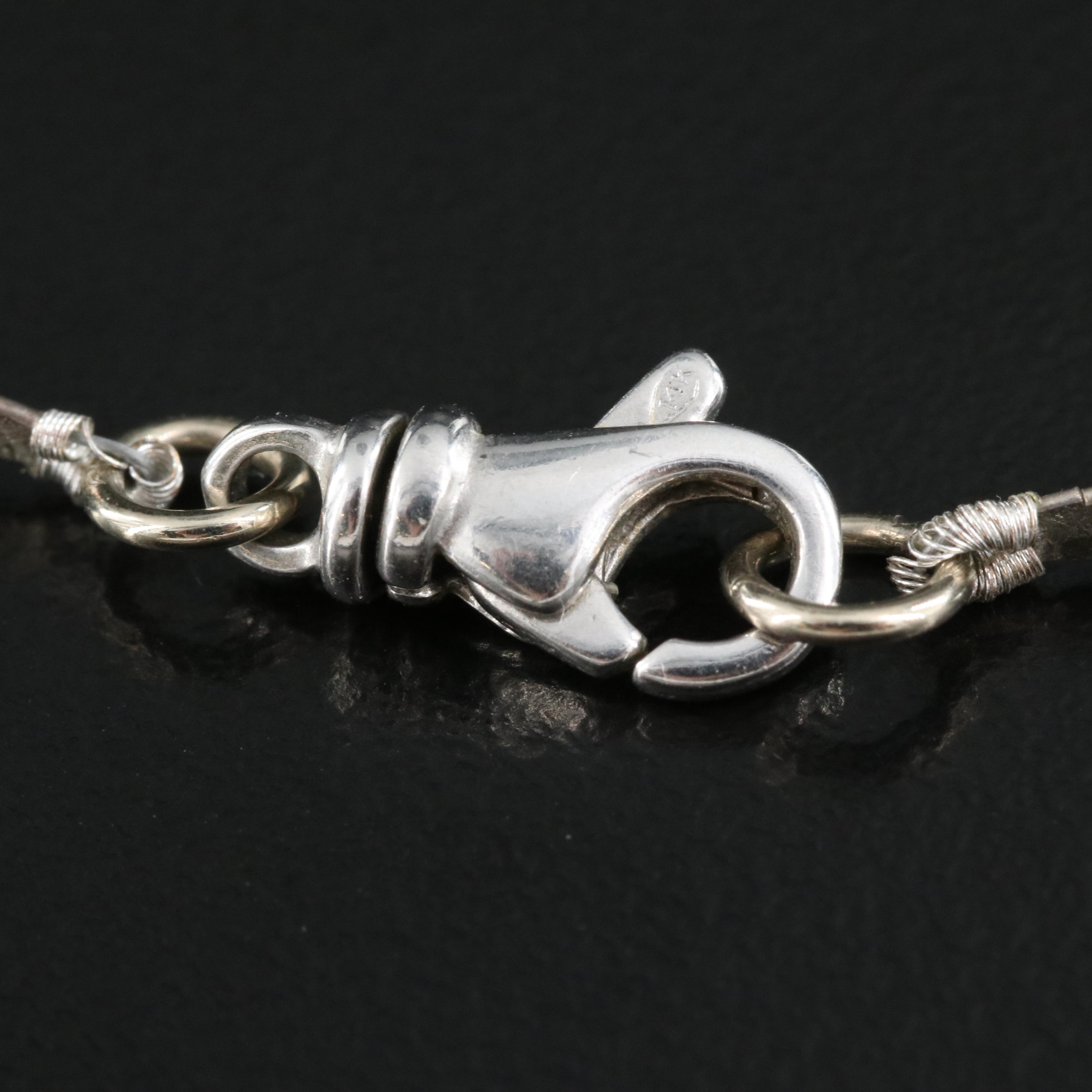 18K 1.10 CTW Diamond Pendant Necklace