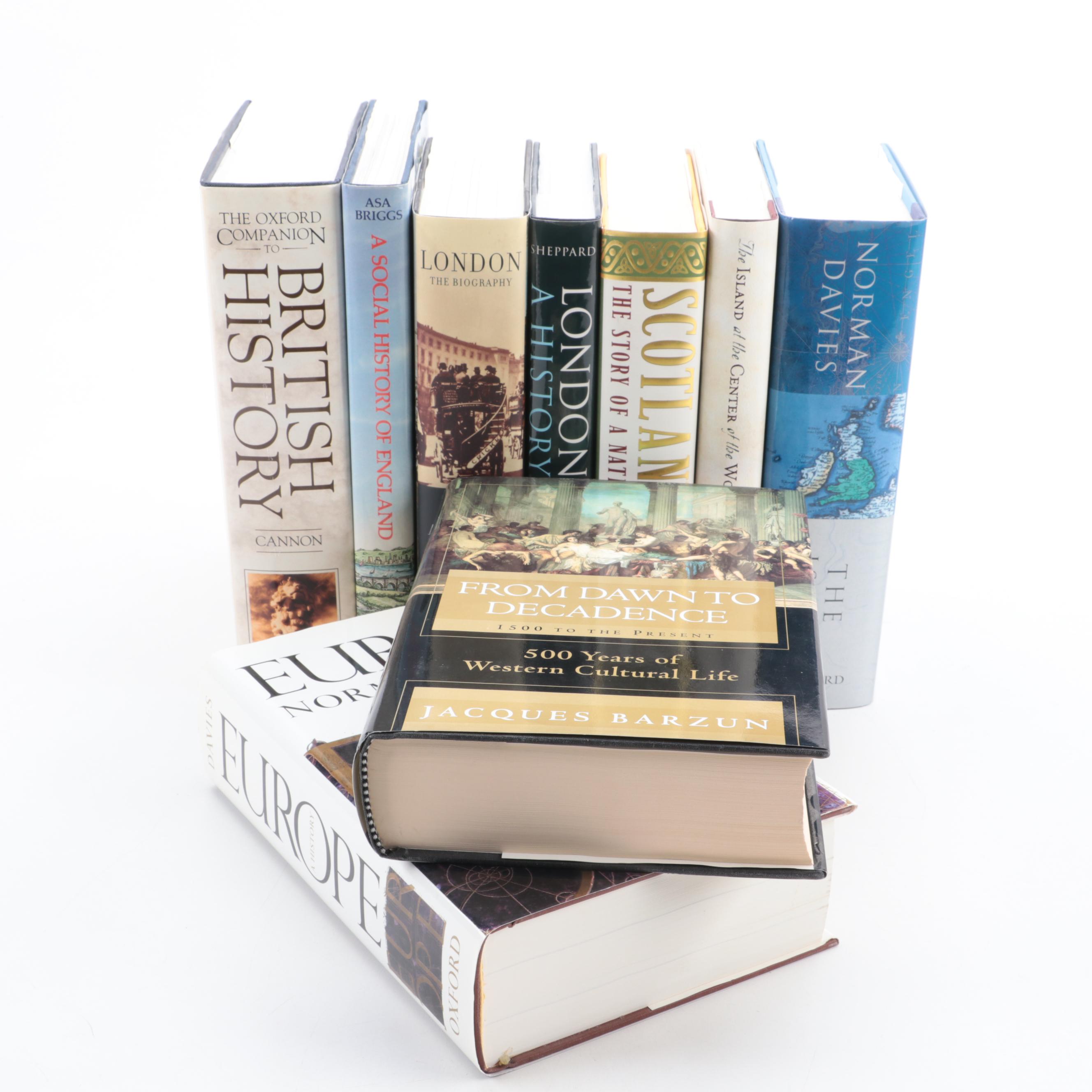 First Edition "From Dawn to Decadence" by Jacques Barzun and More Books