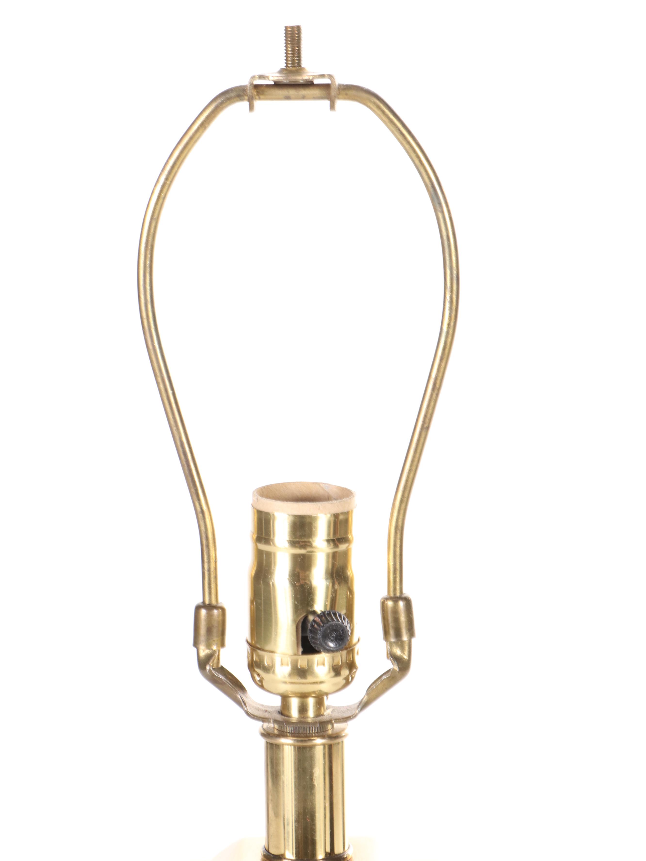 Frederick Cooper Hollywood Regency Style Brass Table Lamp
