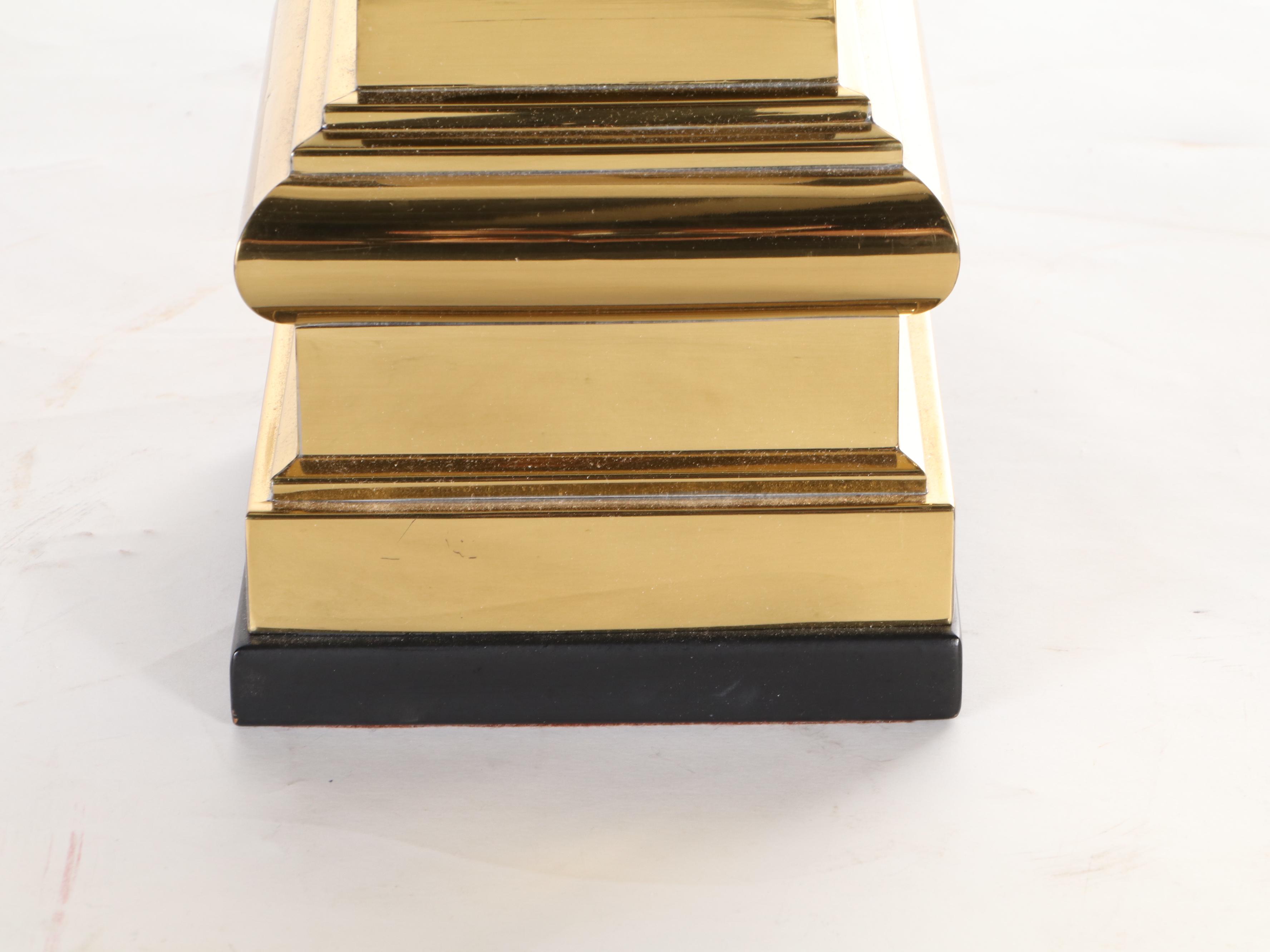 Frederick Cooper Hollywood Regency Style Brass Table Lamp