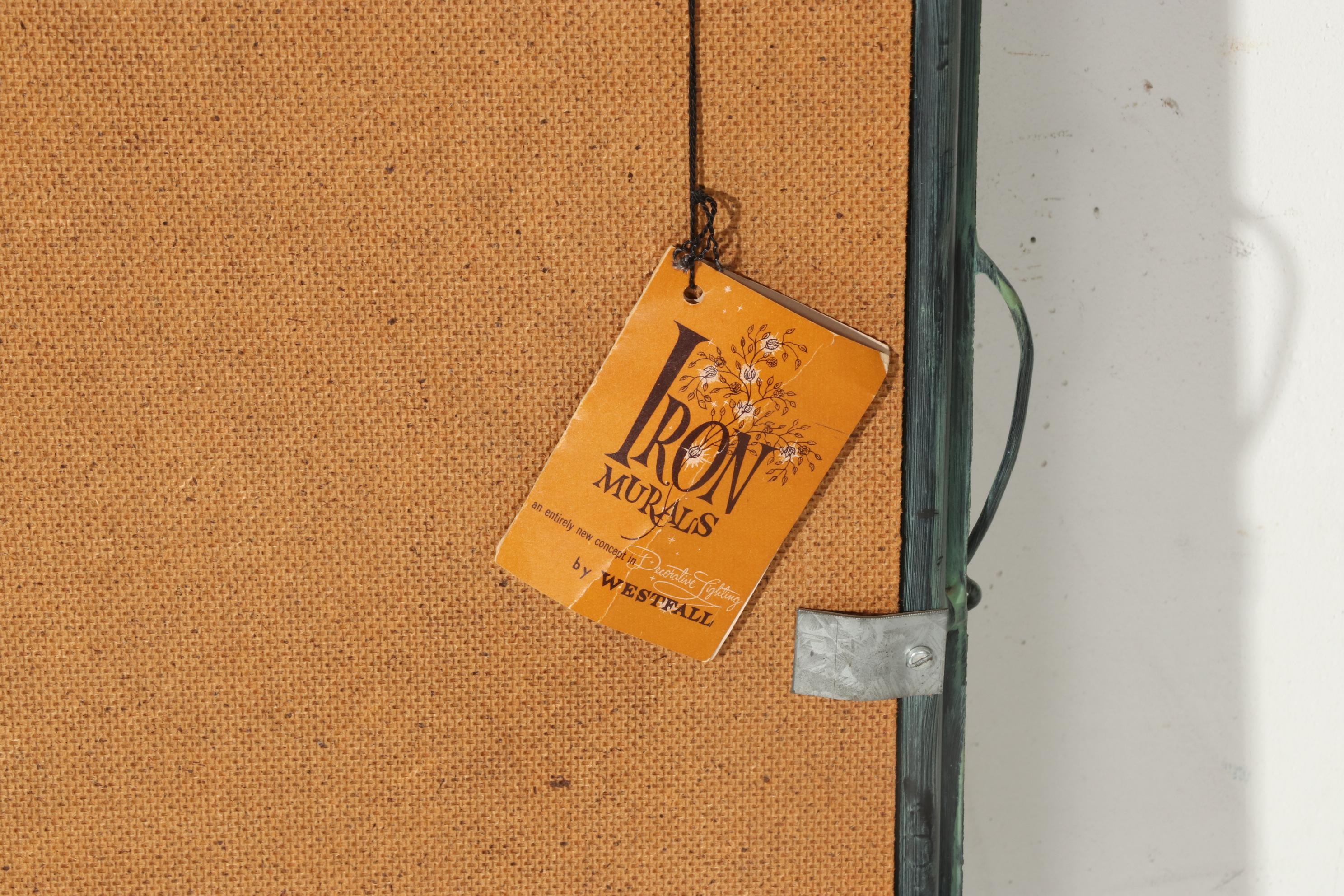 Westfall Handcrafted Wrought Iron Wall Mirror with Vining Roses and Leaves