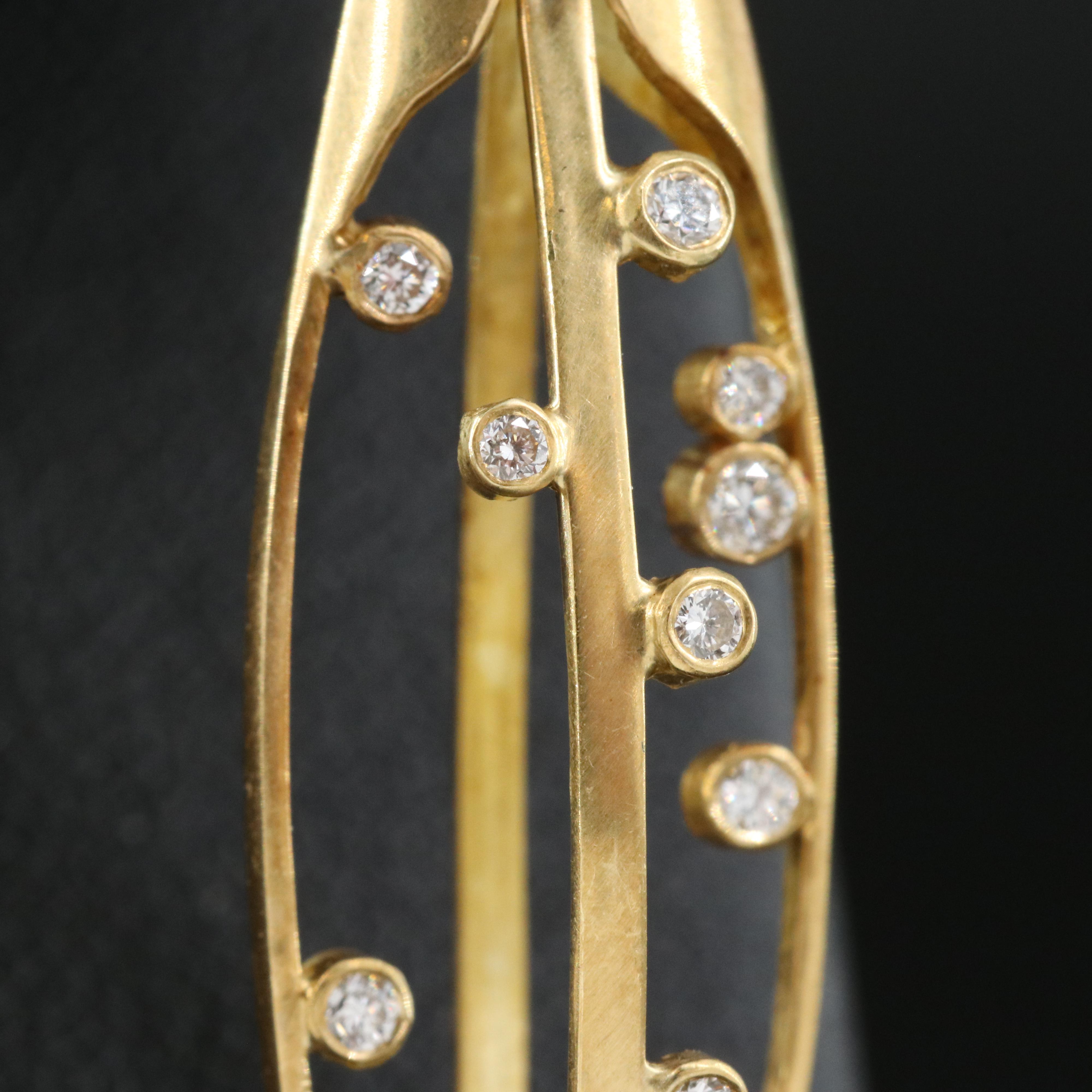 18K 0.36 CTW Diamond Earrings