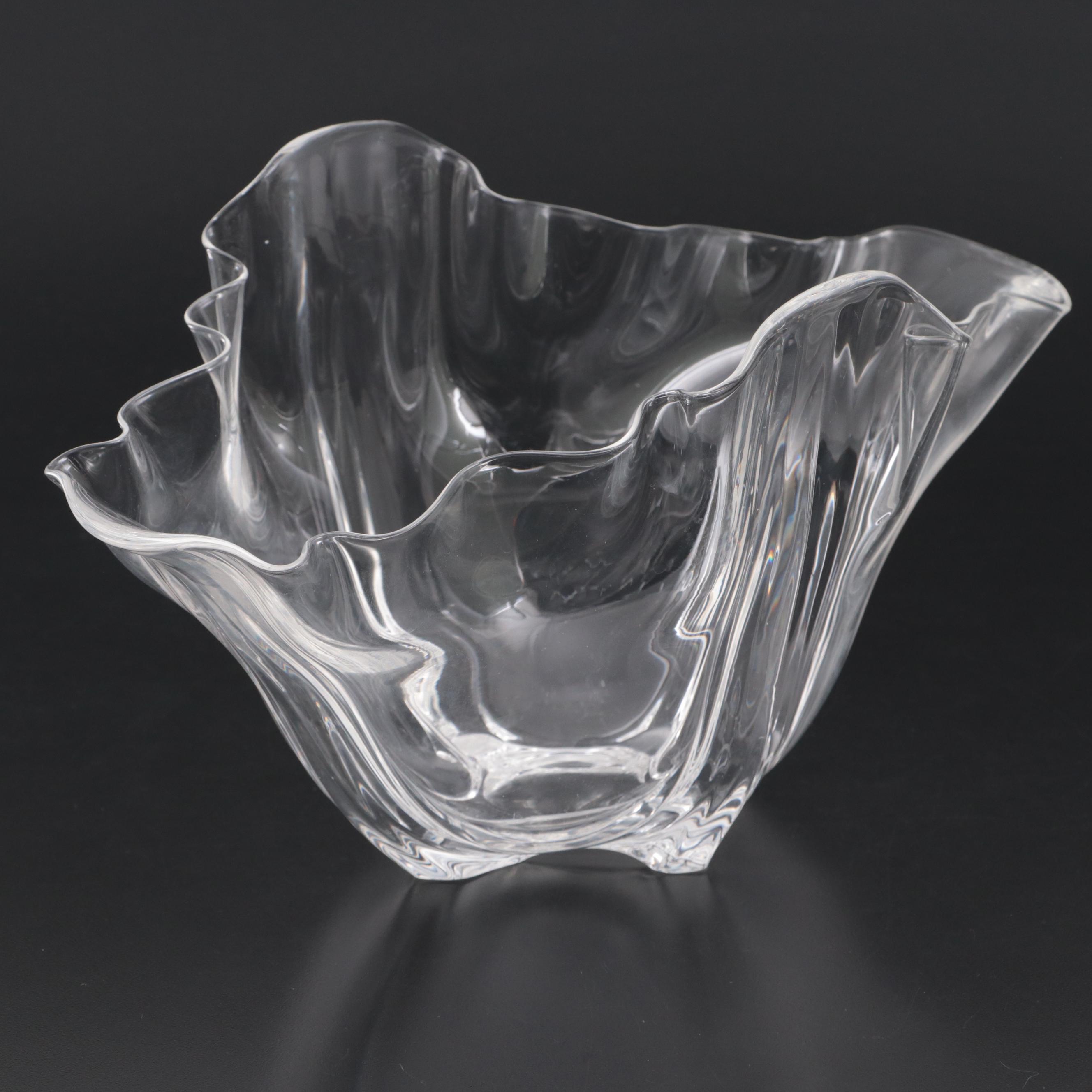 Steuben "Grotesque" Glass Bowl with Steuben Catalogs, 20th Century