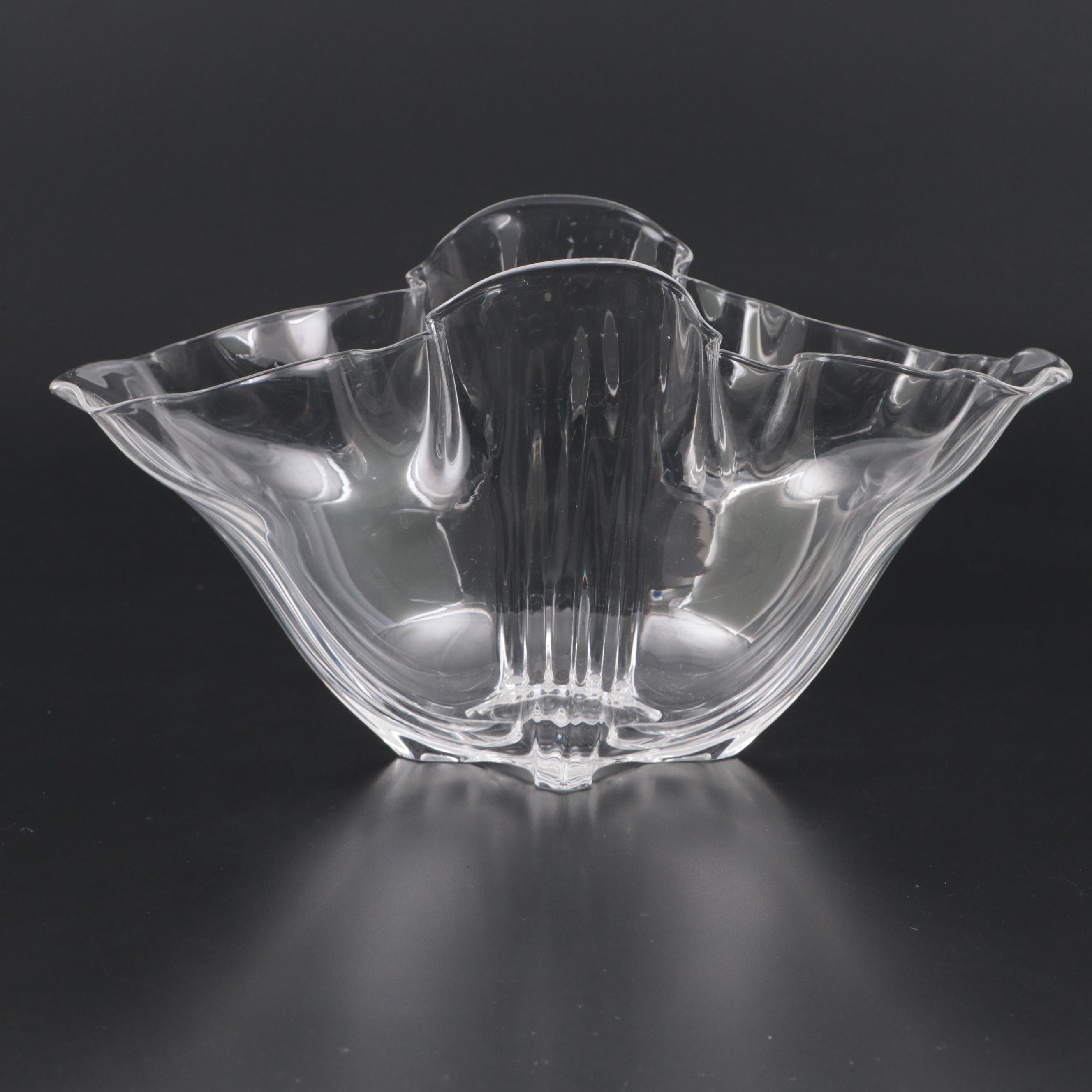 Steuben "Grotesque" Glass Bowl with Steuben Catalogs, 20th Century