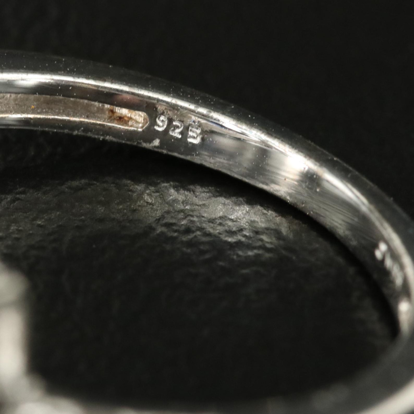 Sterling London Blue Topaz and White Sapphire Shimmer Ring