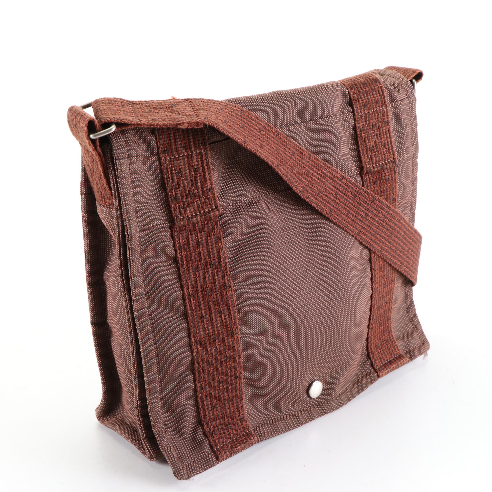 Hermès Fourre Tout Besace Messenger Bag in Toile