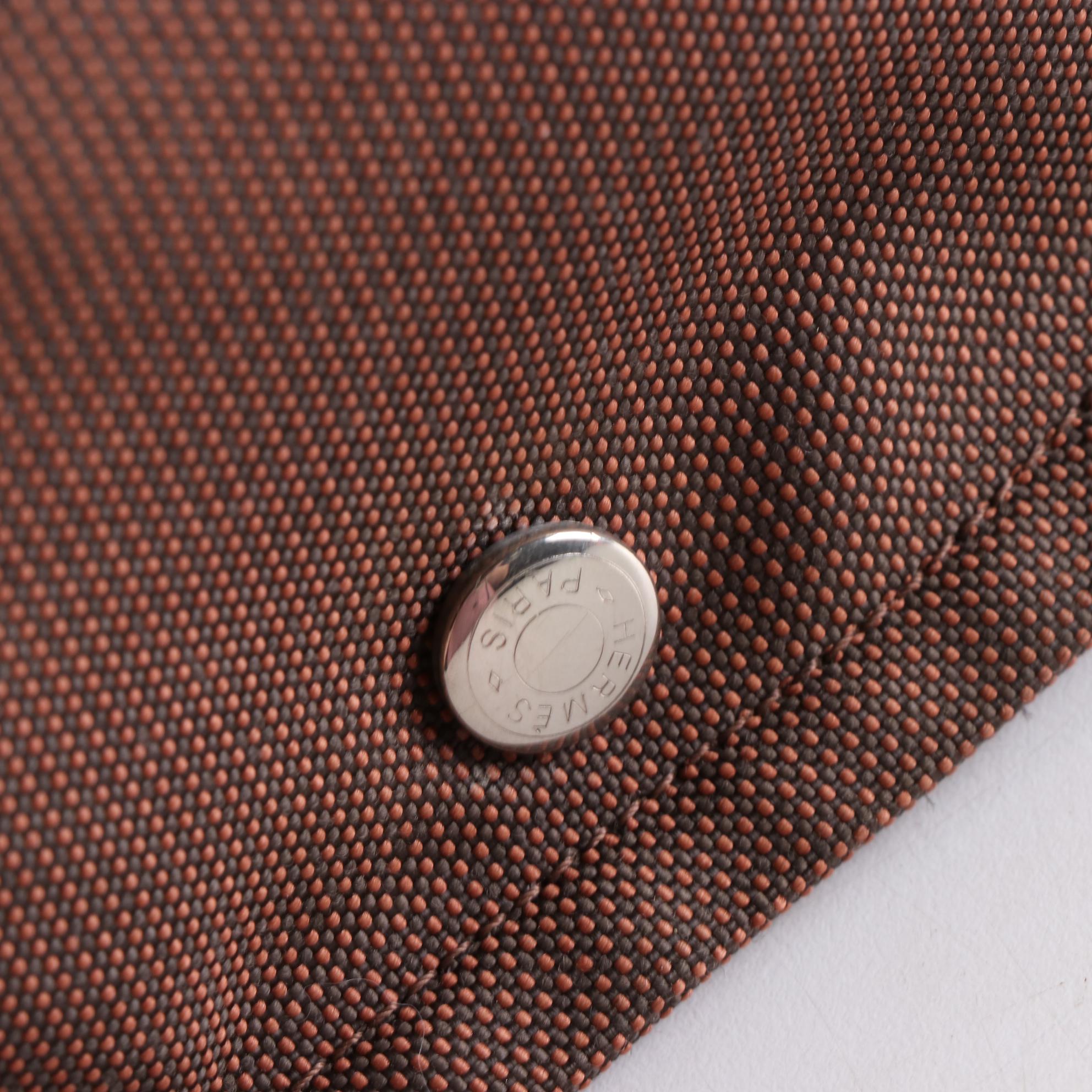 Hermès Fourre Tout Besace Messenger Bag in Toile