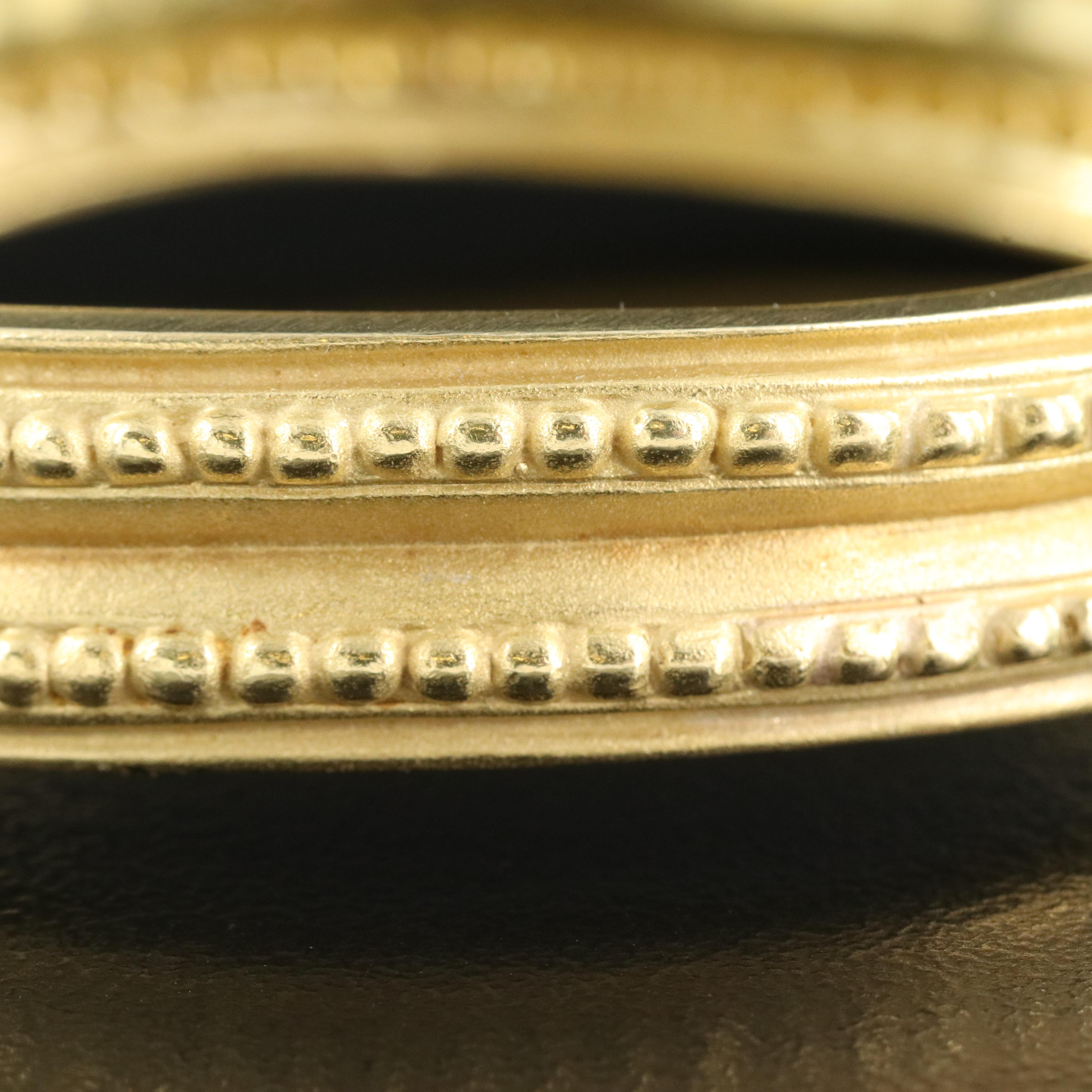 Vintage Vahe Naltchayan 18K Hinged Bangle