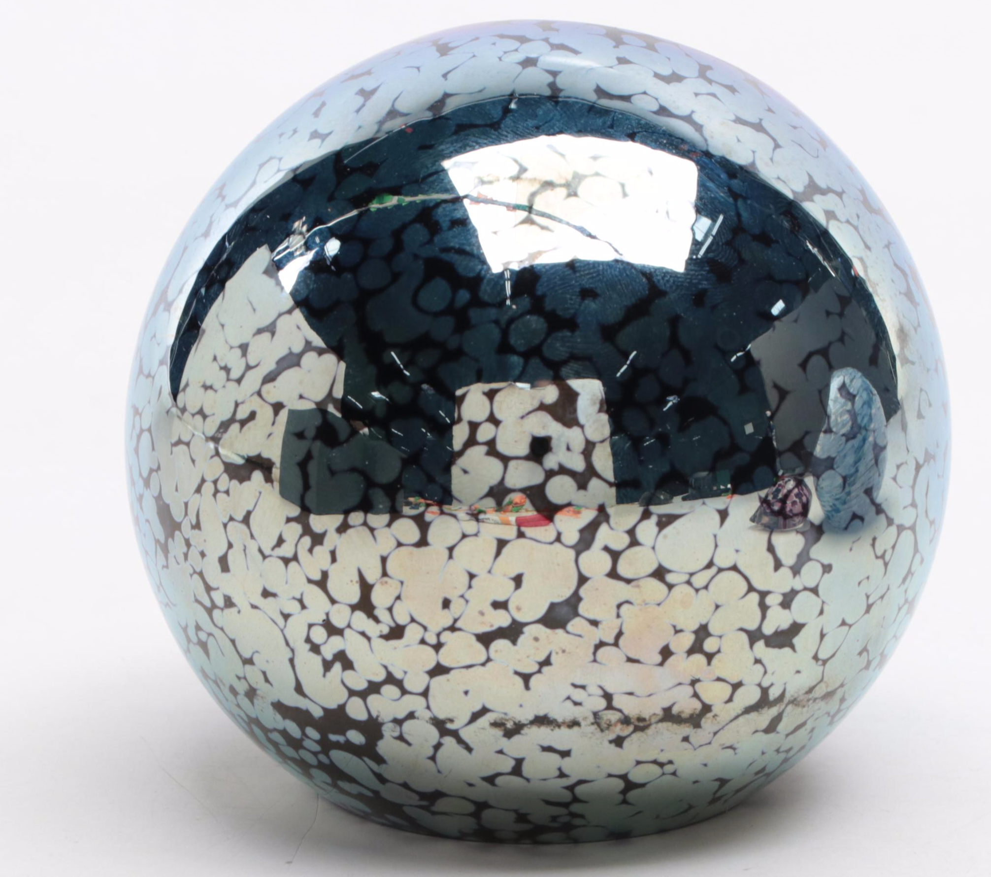 Glass Eye Studio "Full Moon"  and Other Paperweights