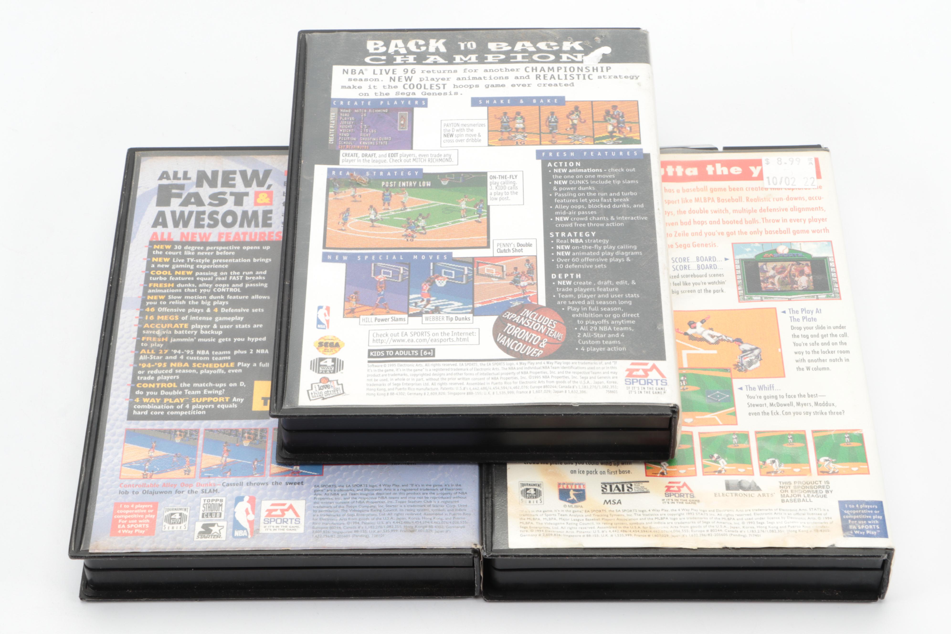 Sega Genesis Console with Spider-Man, Zero Tolerance, Budokan, and More