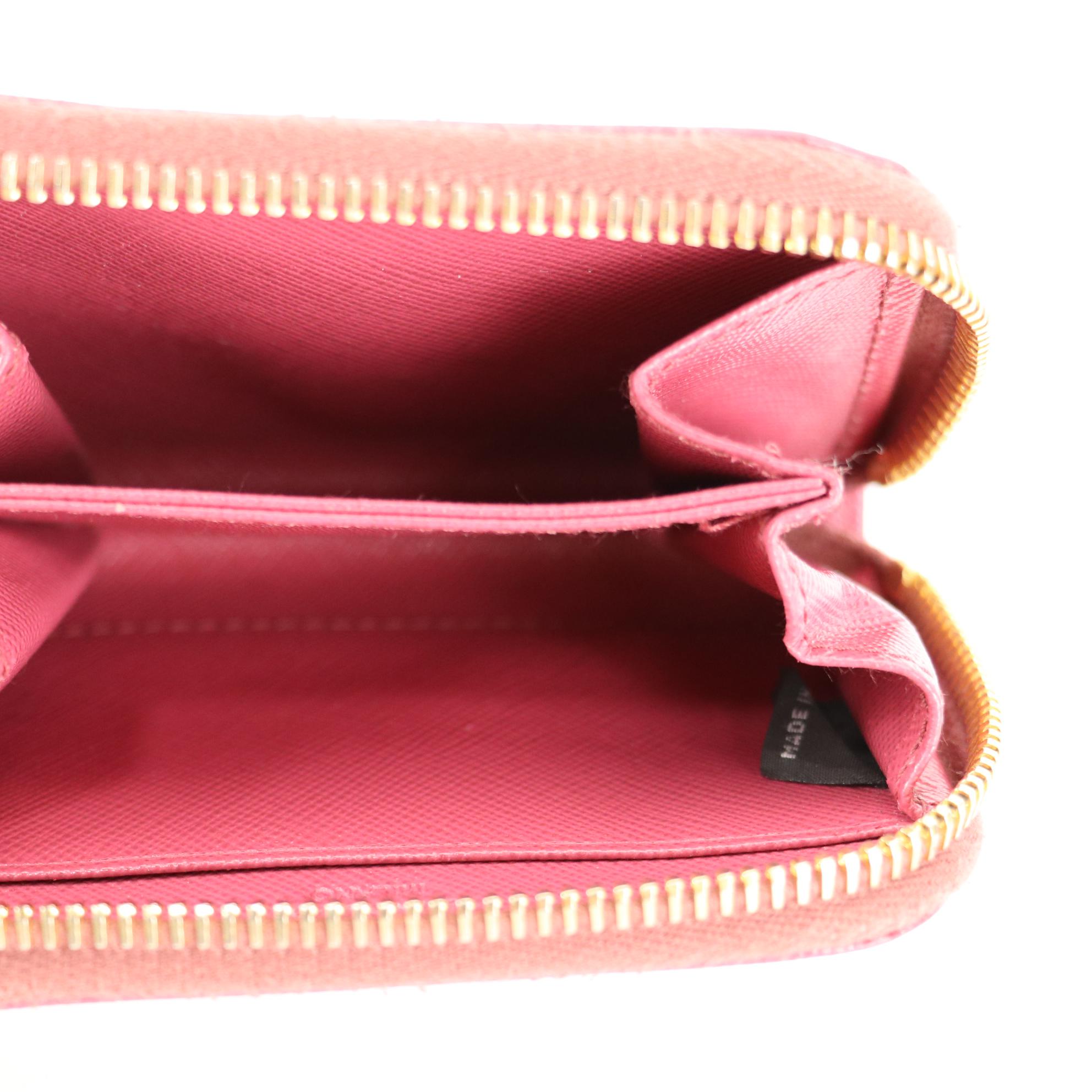 Prada Zip-Around Coin Purse in Saffiano Leather
