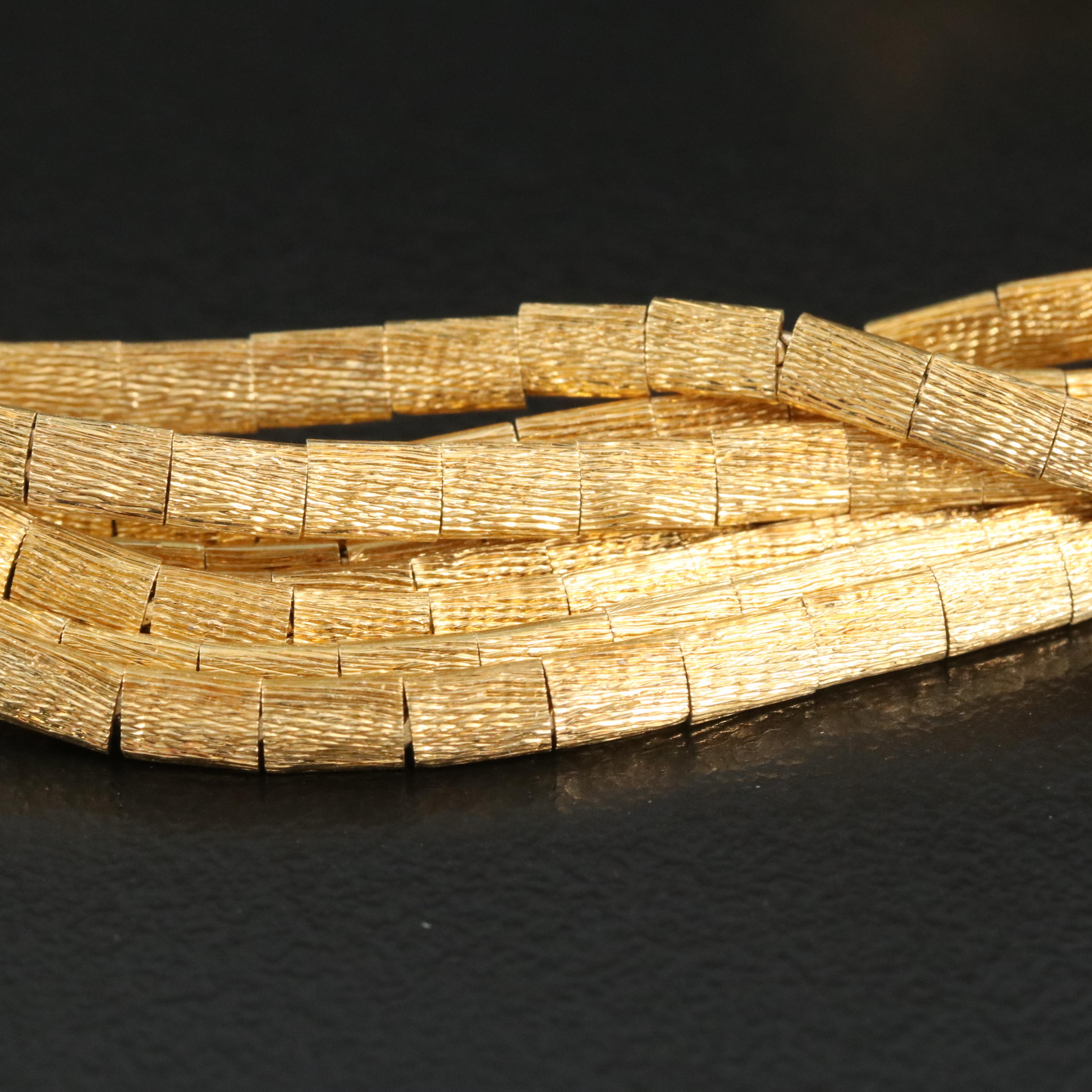 Vintage Frasson Amalia di Giulio 18K Multi-Strand Bracelet