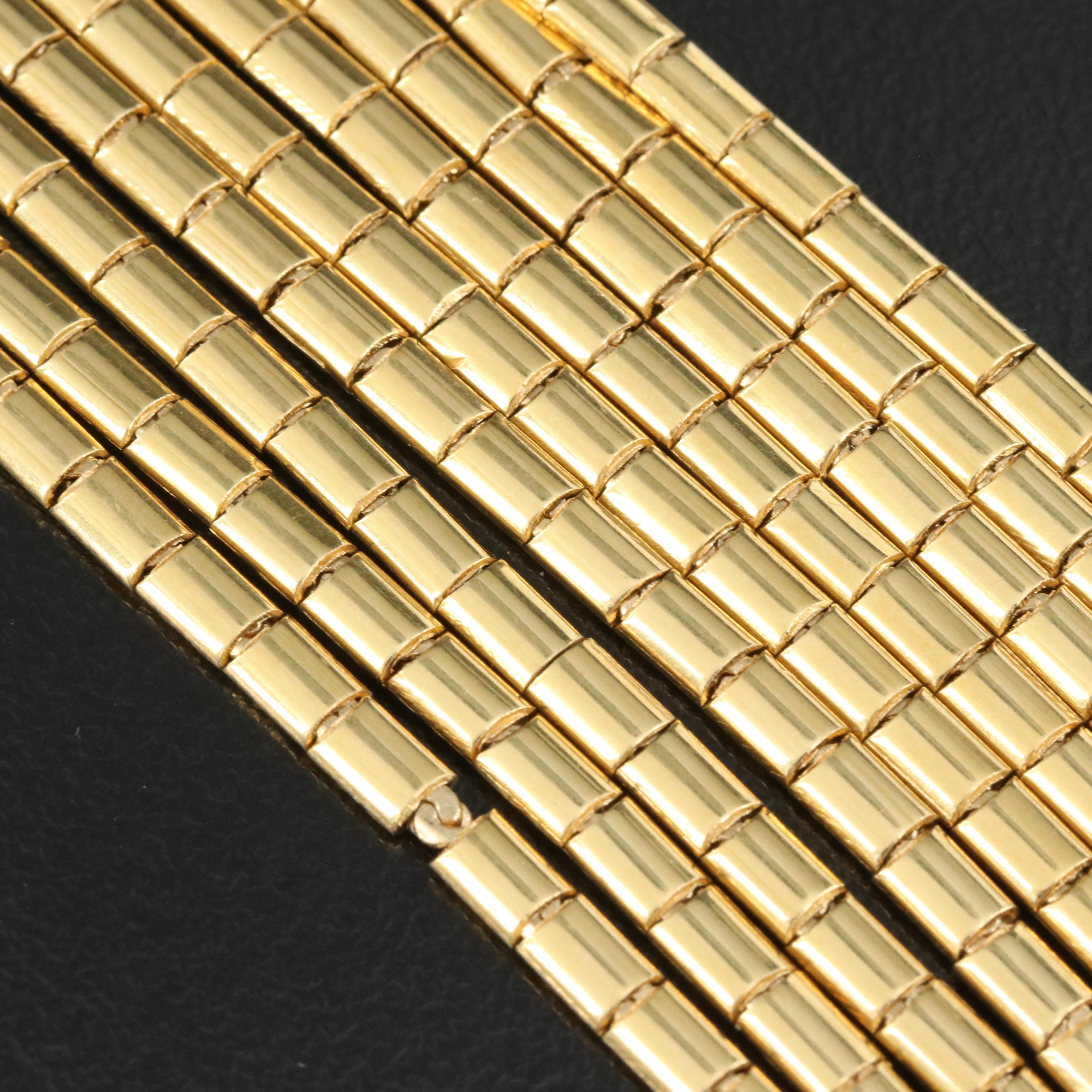 Vintage Frasson Amalia di Giulio 18K Multi-Strand Bracelet