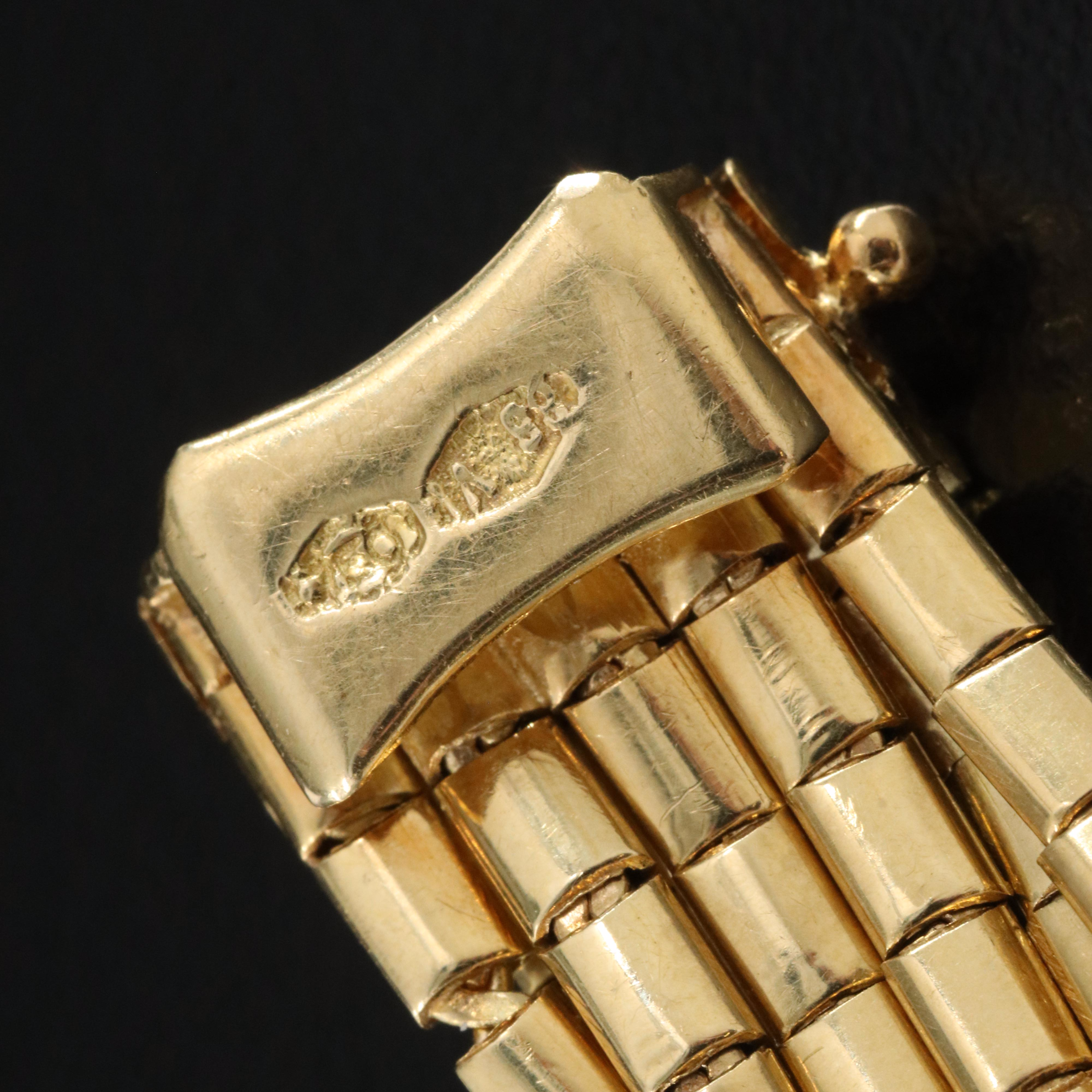 Vintage Frasson Amalia di Giulio 18K Multi-Strand Bracelet