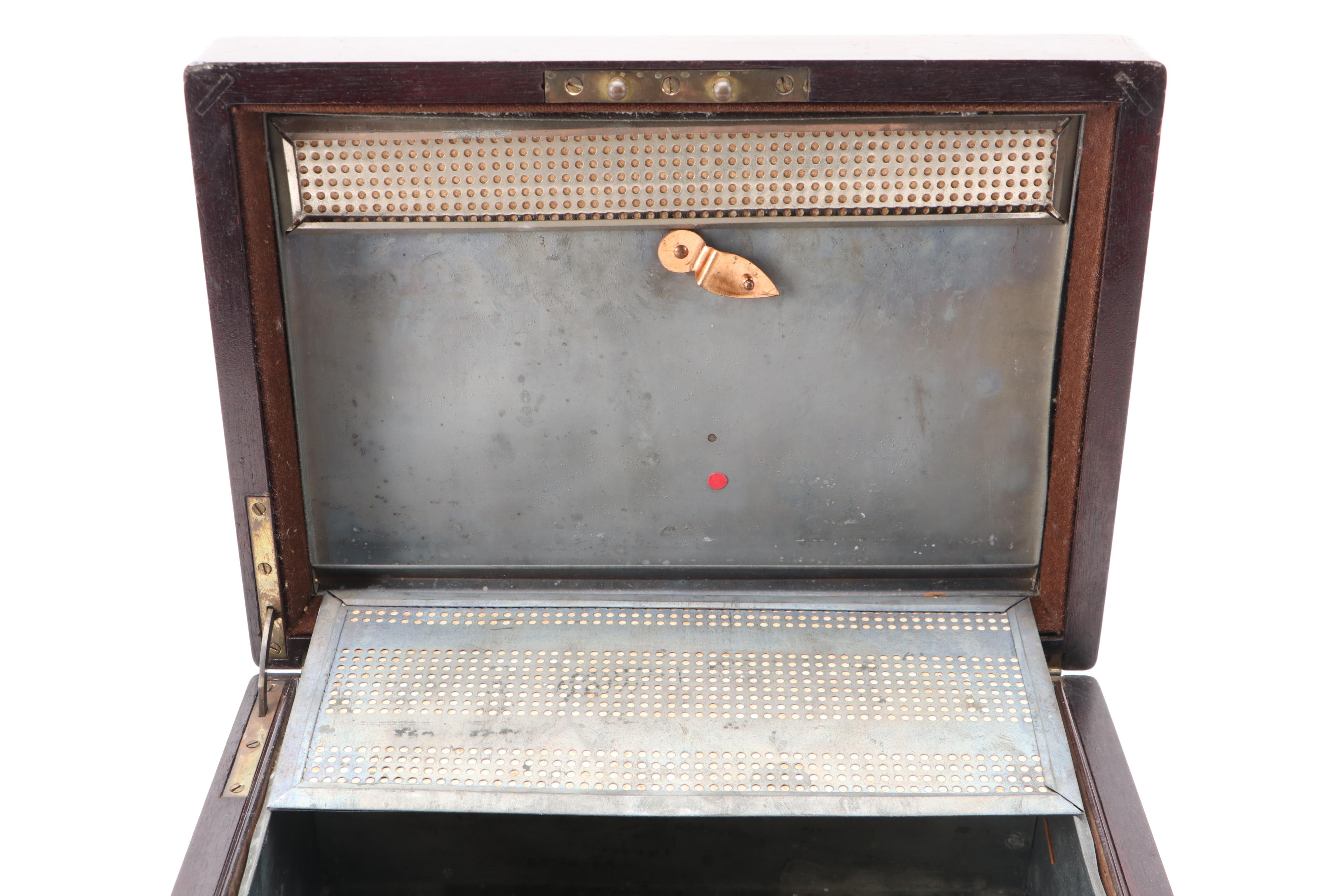 Decatur Industries Walnut and Other Wooden Humidors, 20th Century