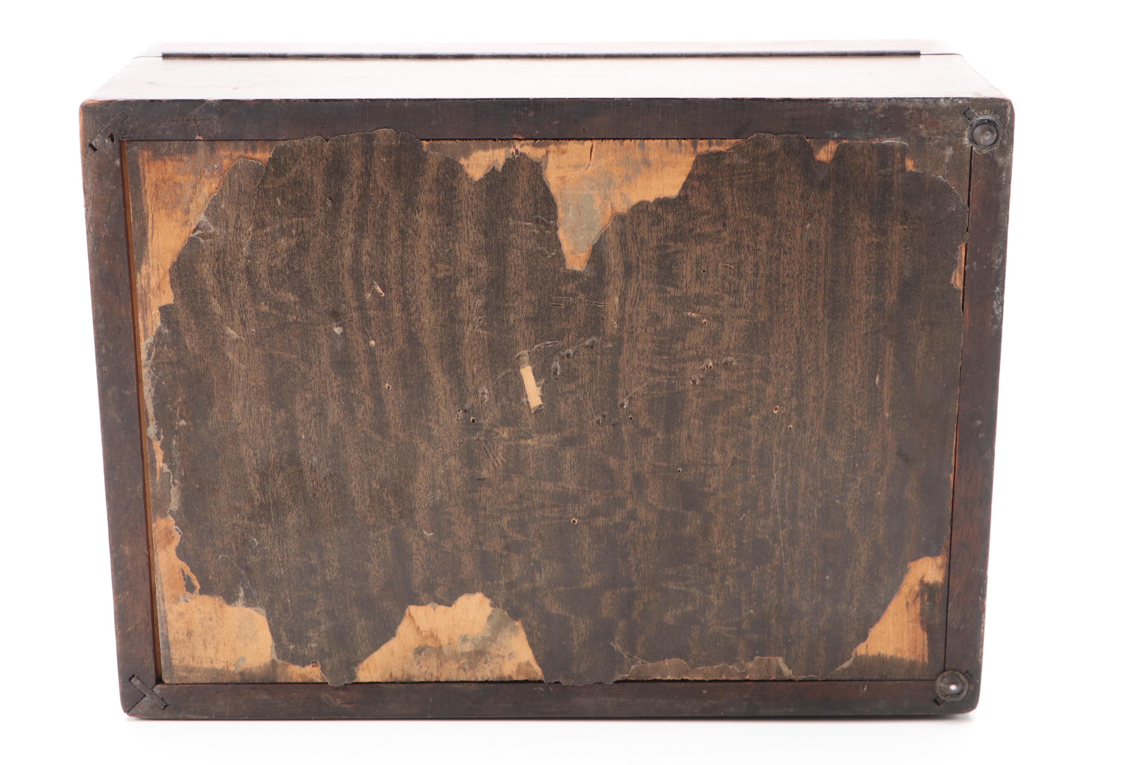 Decatur Industries Walnut and Other Wooden Humidors, 20th Century
