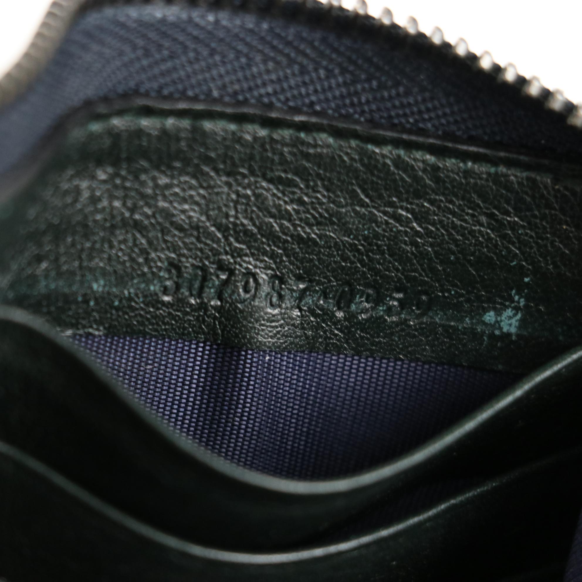 Gucci Guccissima Patent Leather Zip Wallet