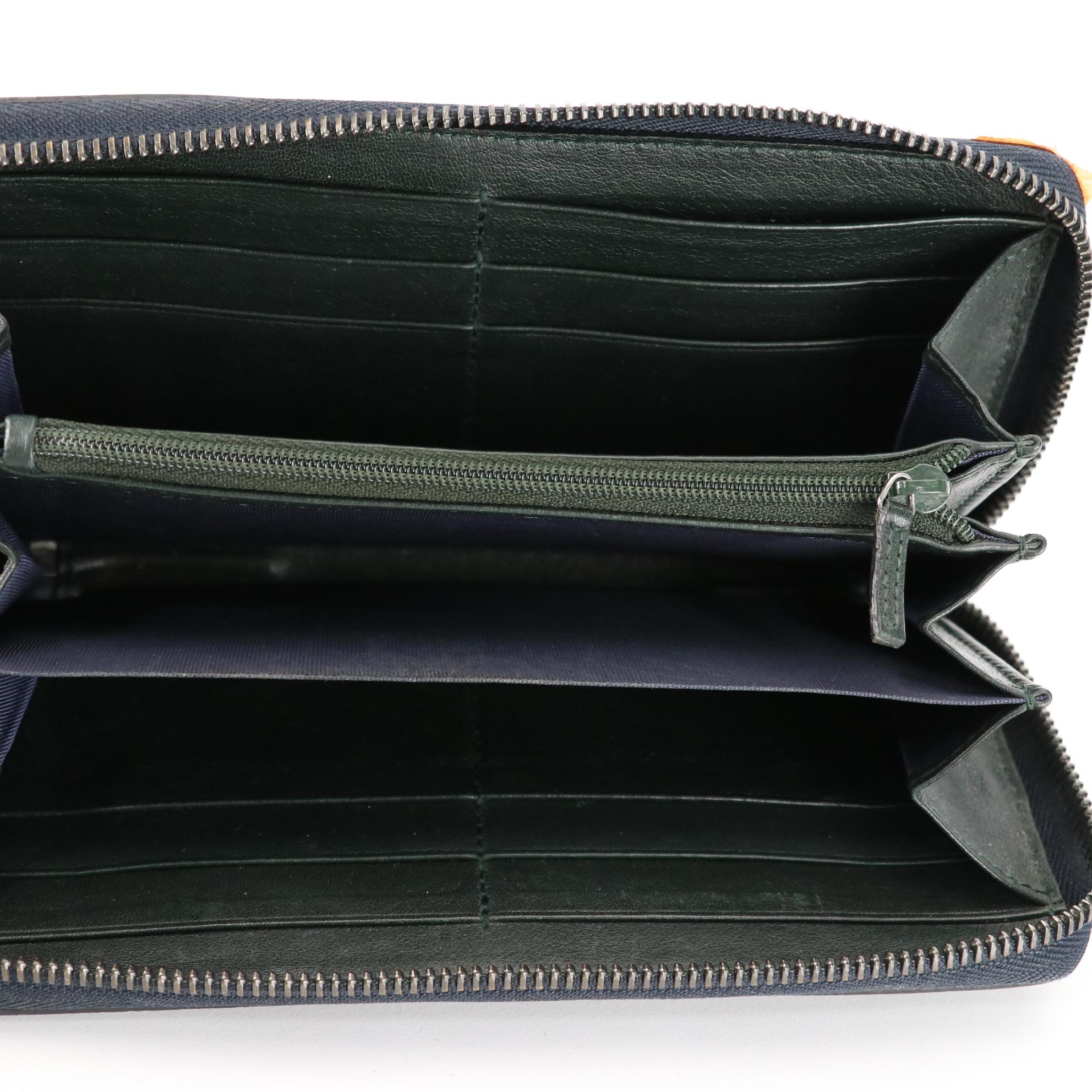 Gucci Guccissima Patent Leather Zip Wallet