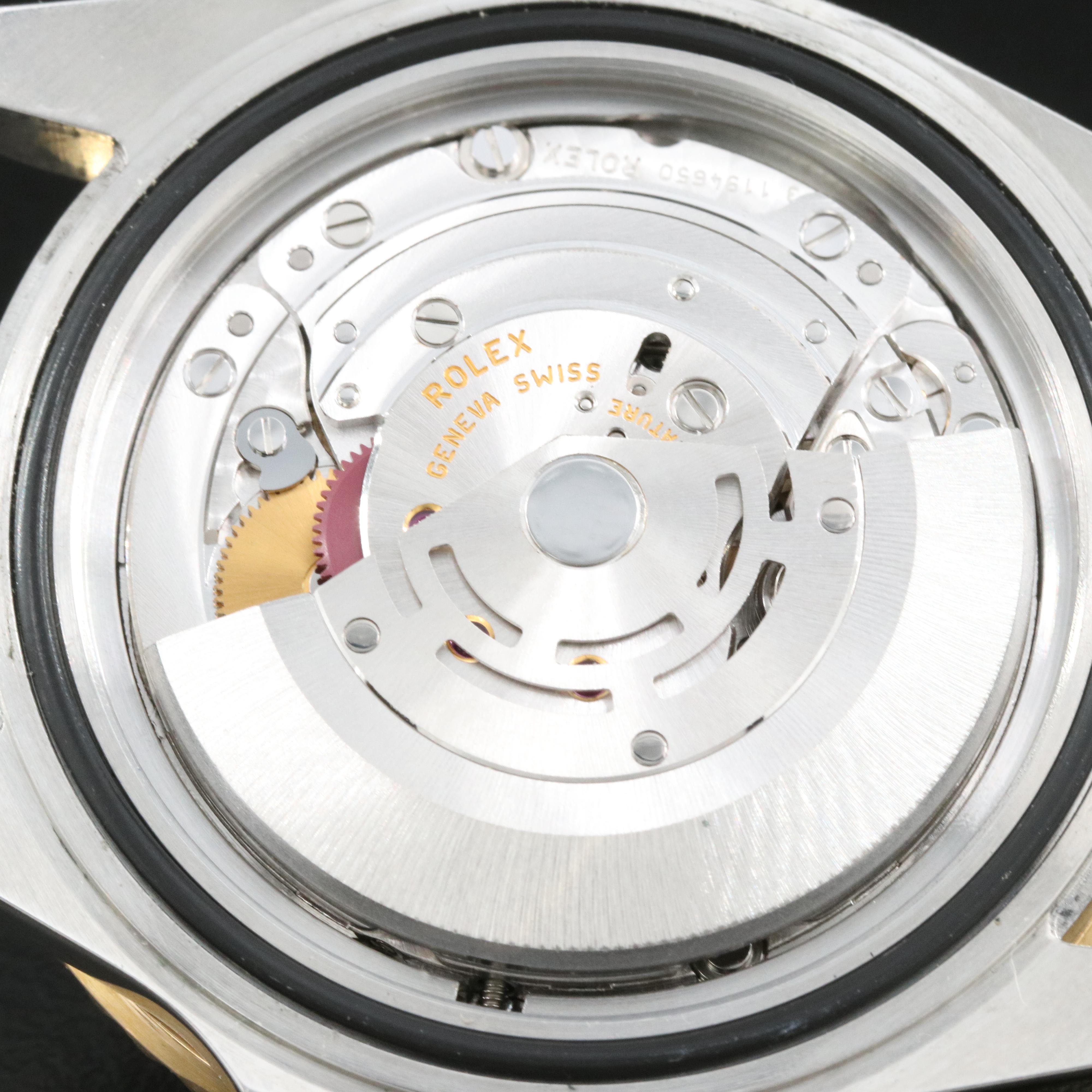 2001 - 2003 Rolex Submariner Date Diamond and Sapphire Serti Dial Watch