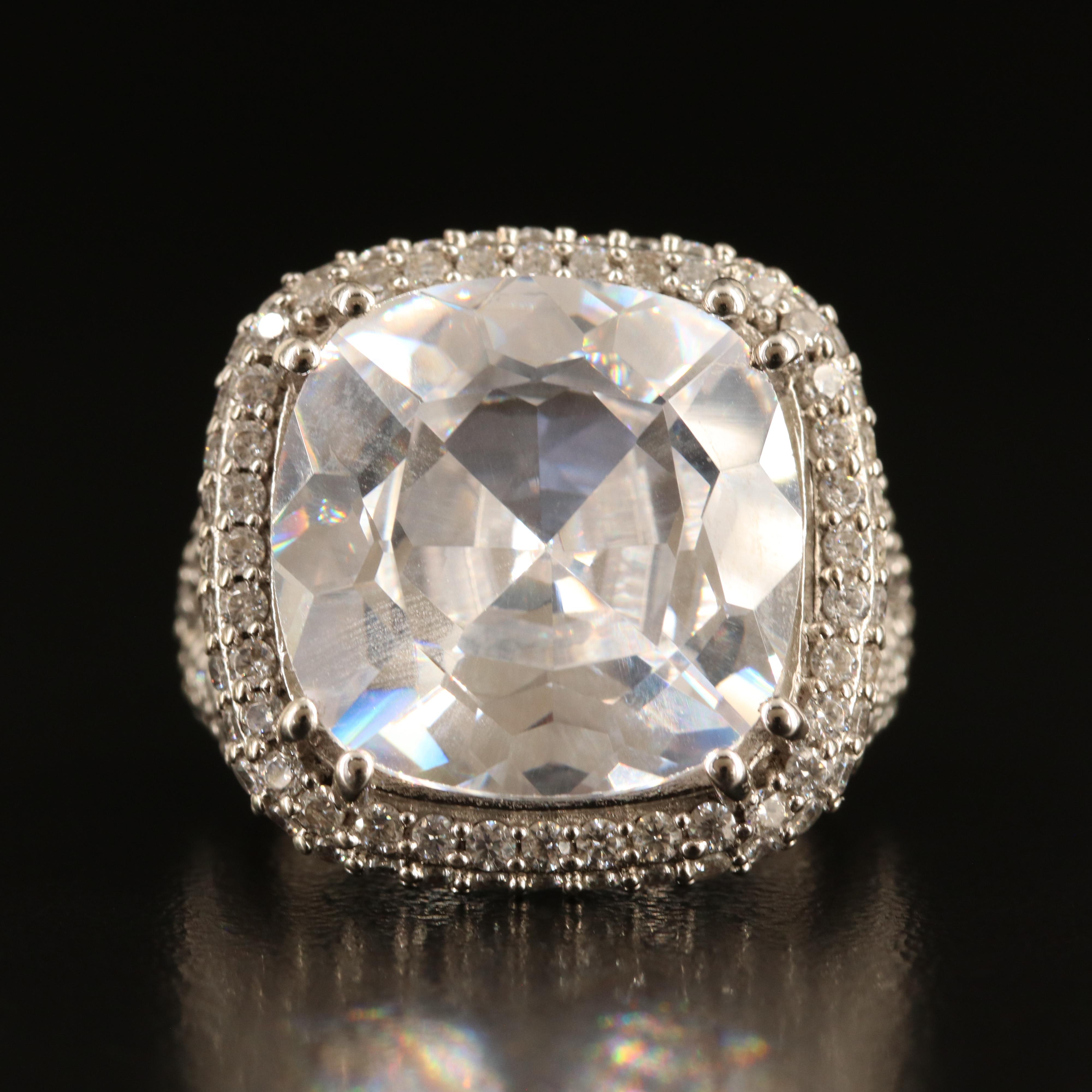 Sterling Cubic Zirconia Ring