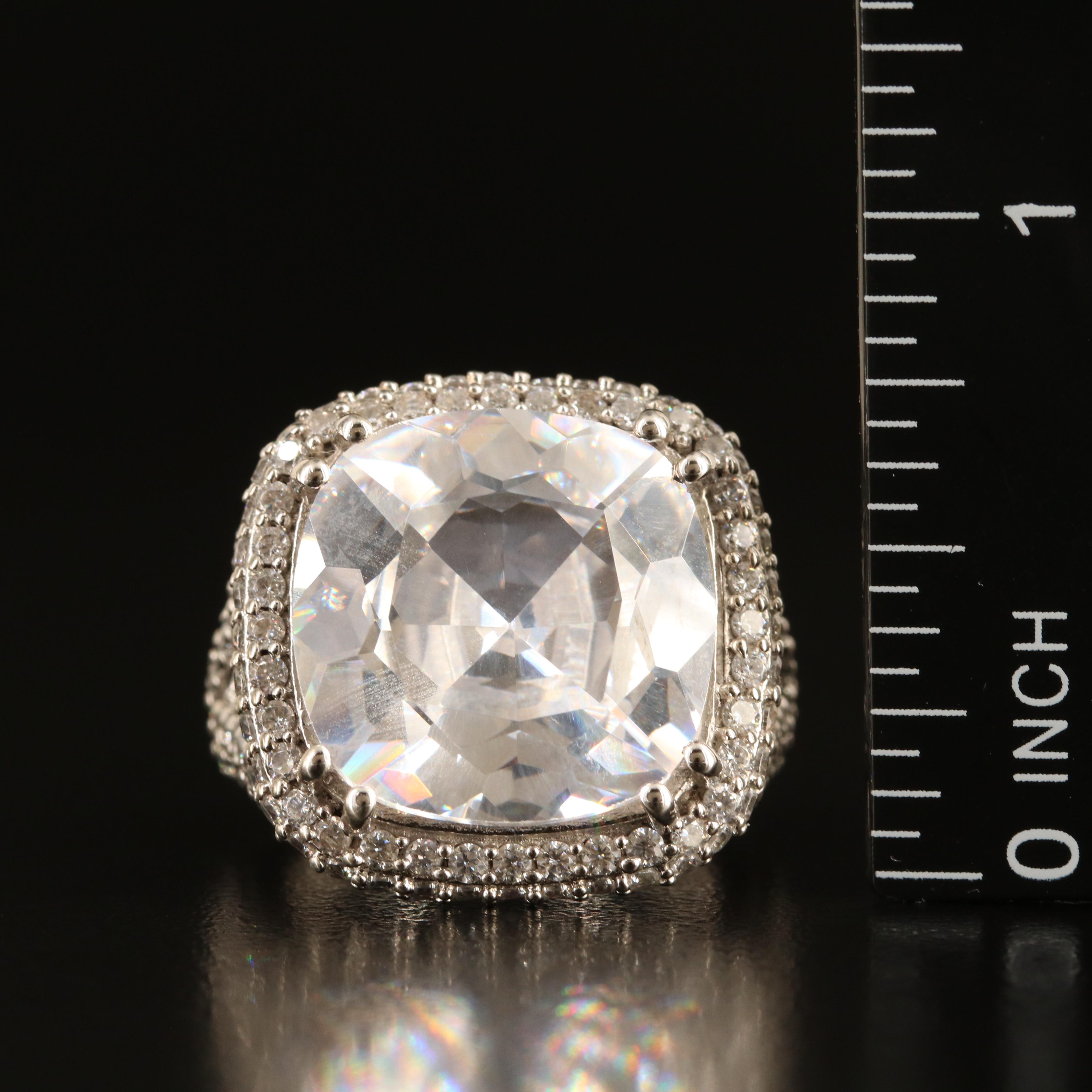 Sterling Cubic Zirconia Ring