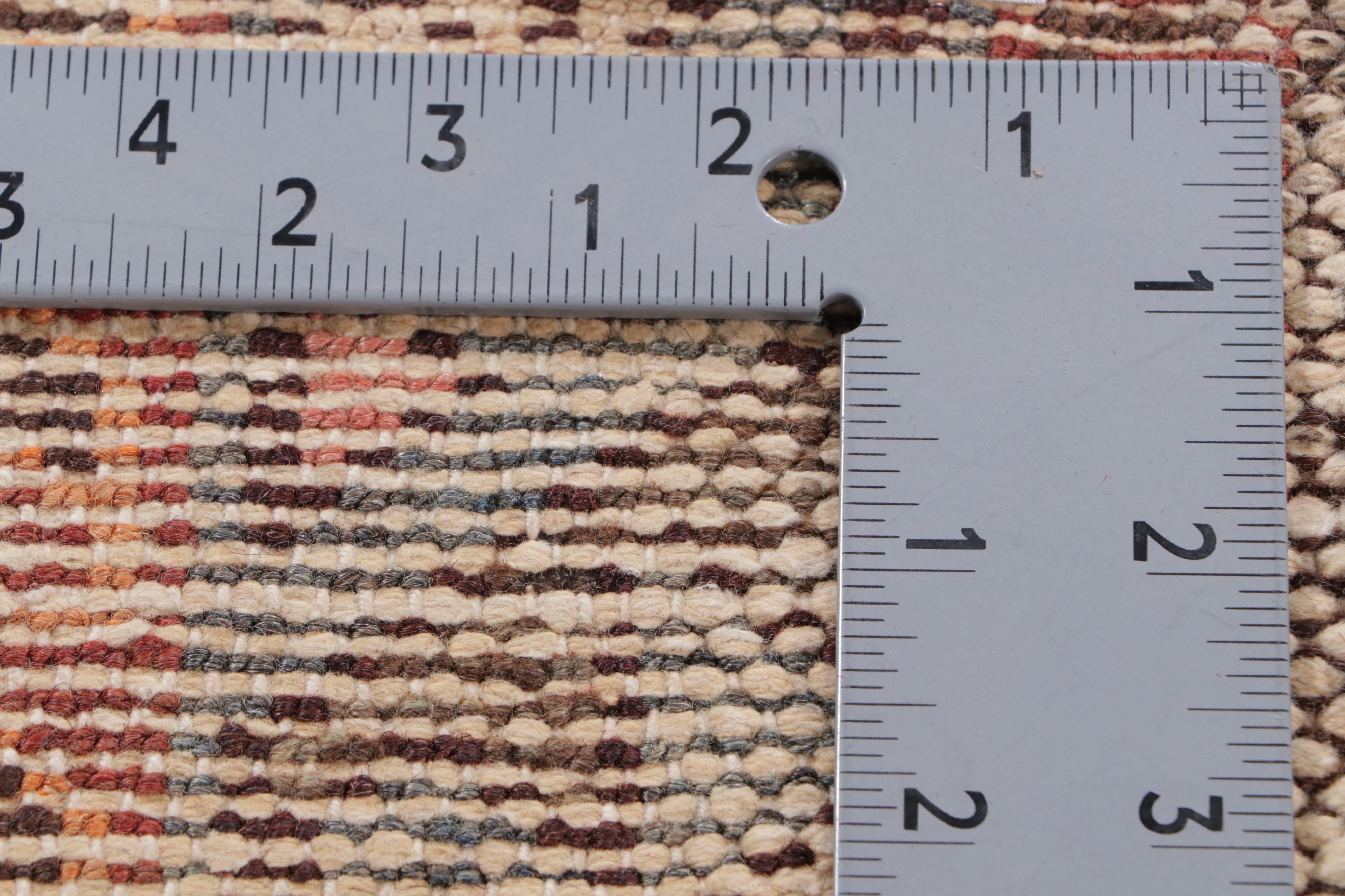 3'8 x 5'2 Hand-Knotted Persian Hamadan Area Rug