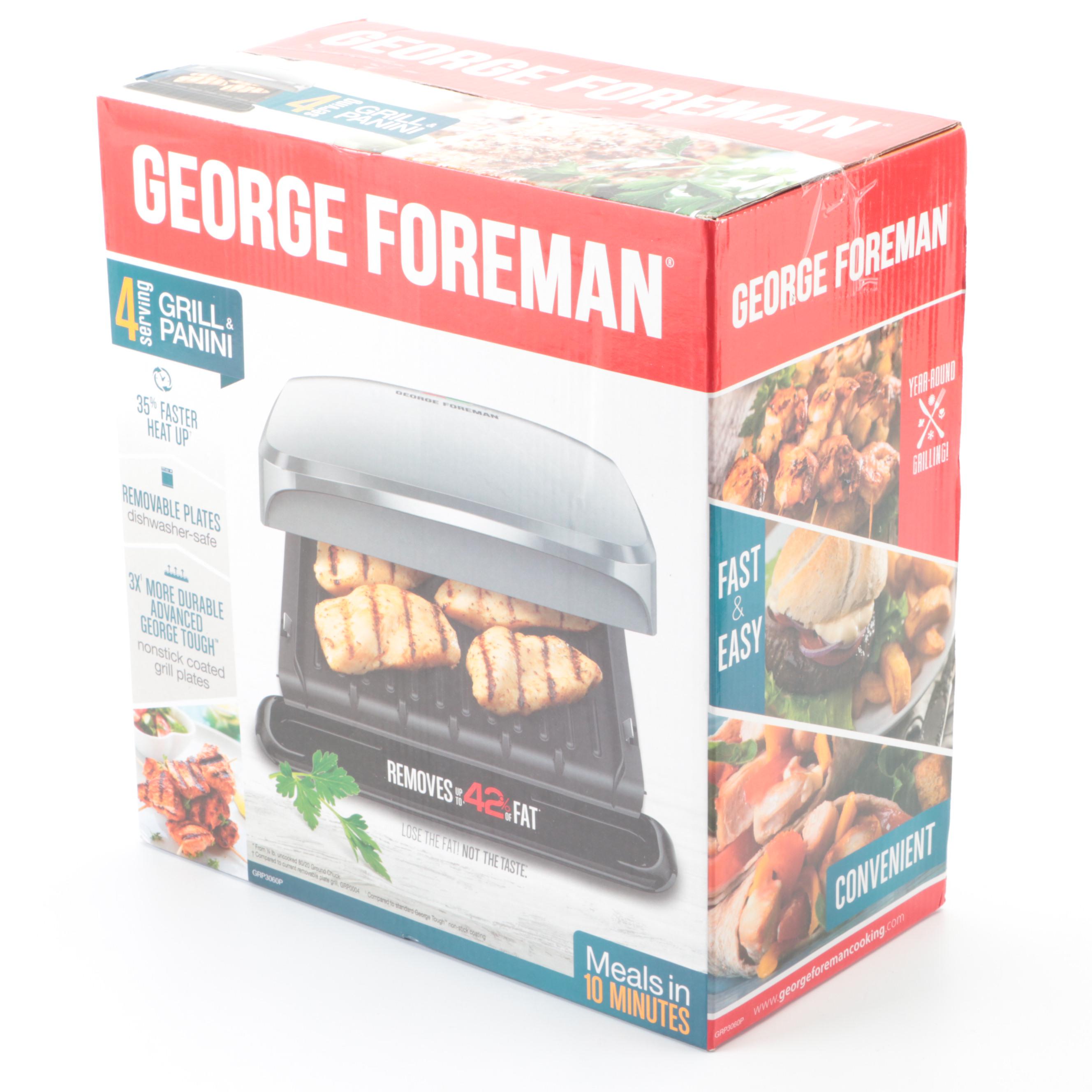 George Foreman Grill with Cuisinart Waffle Irons