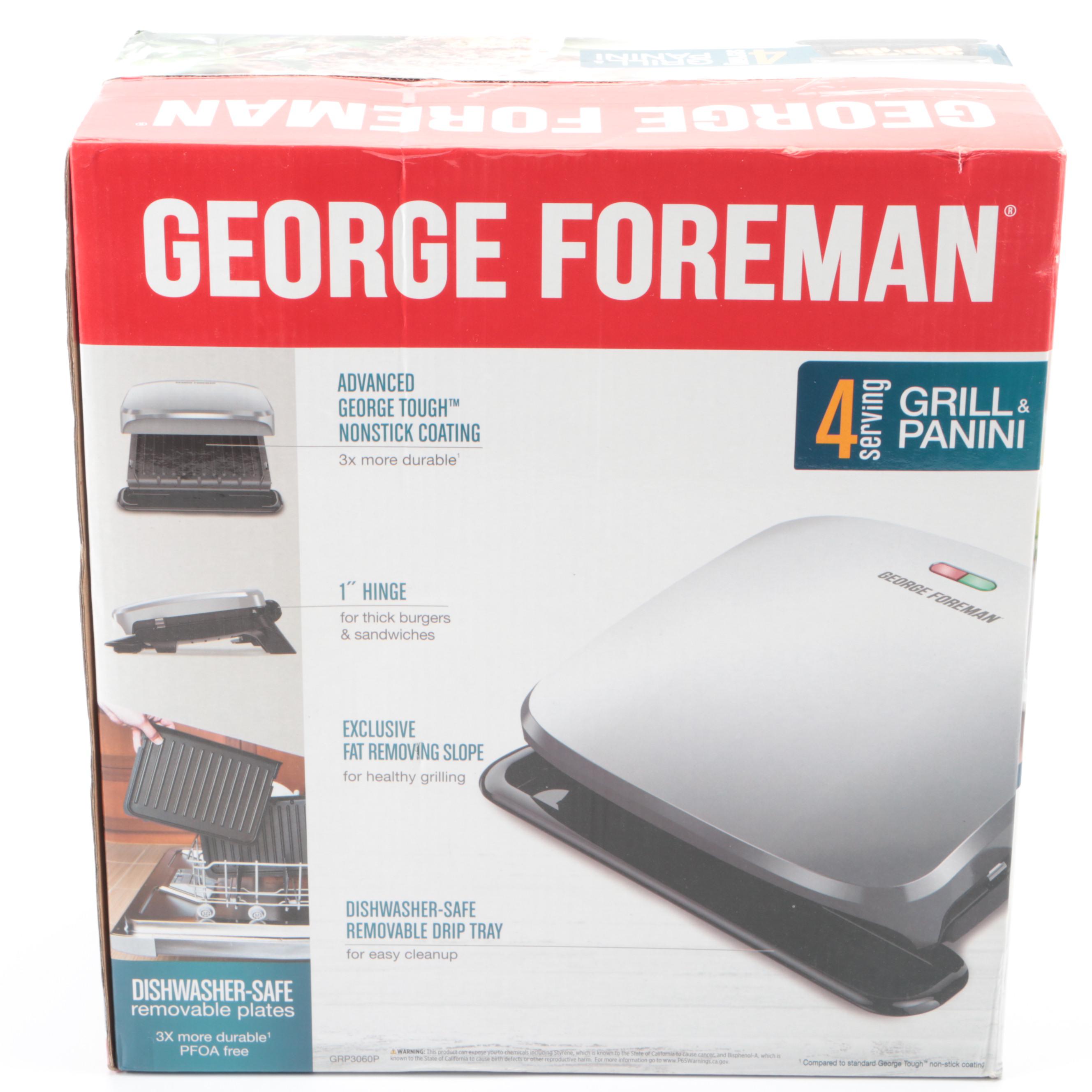 George Foreman Grill with Cuisinart Waffle Irons