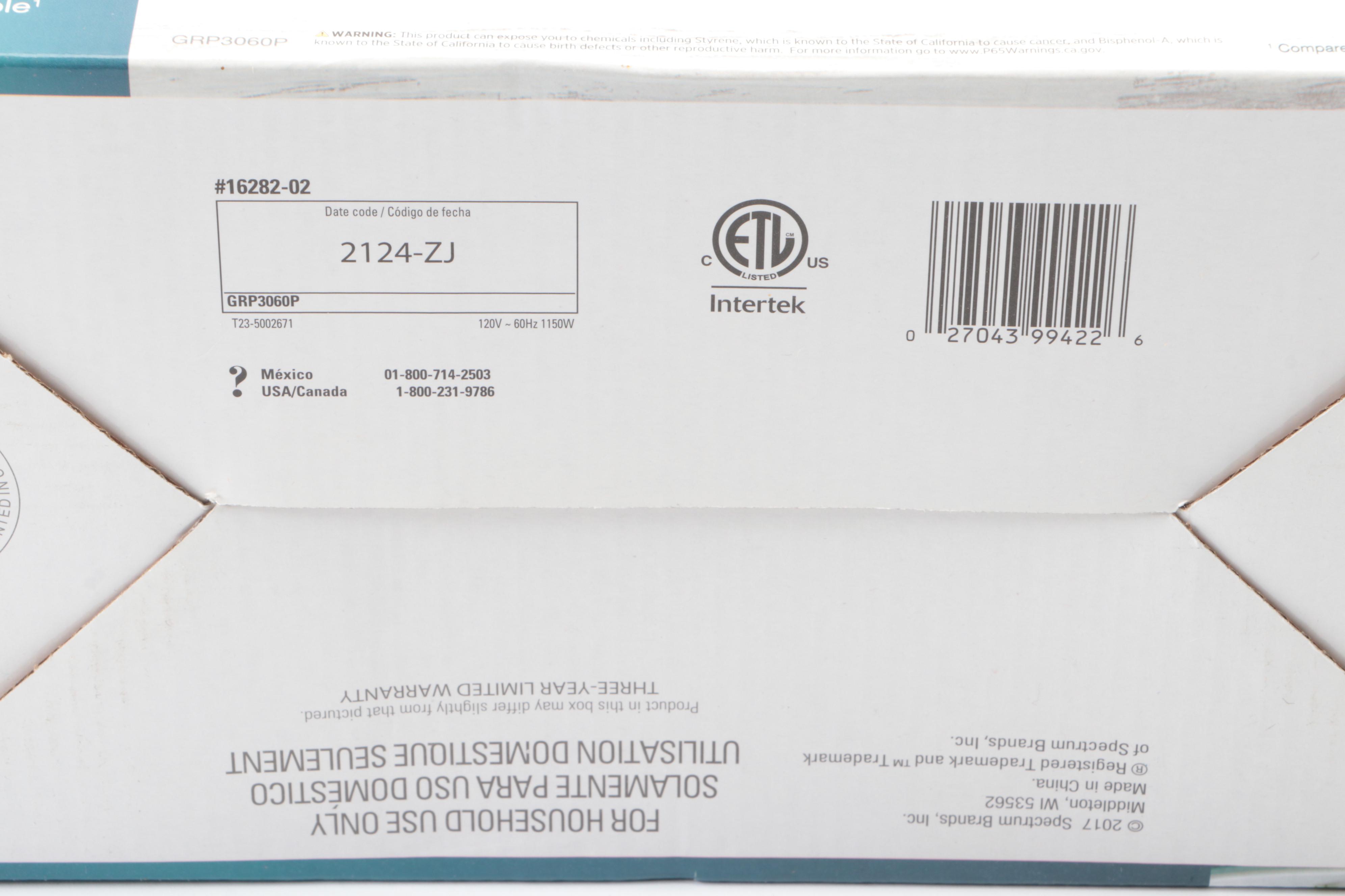 George Foreman Grill with Cuisinart Waffle Irons