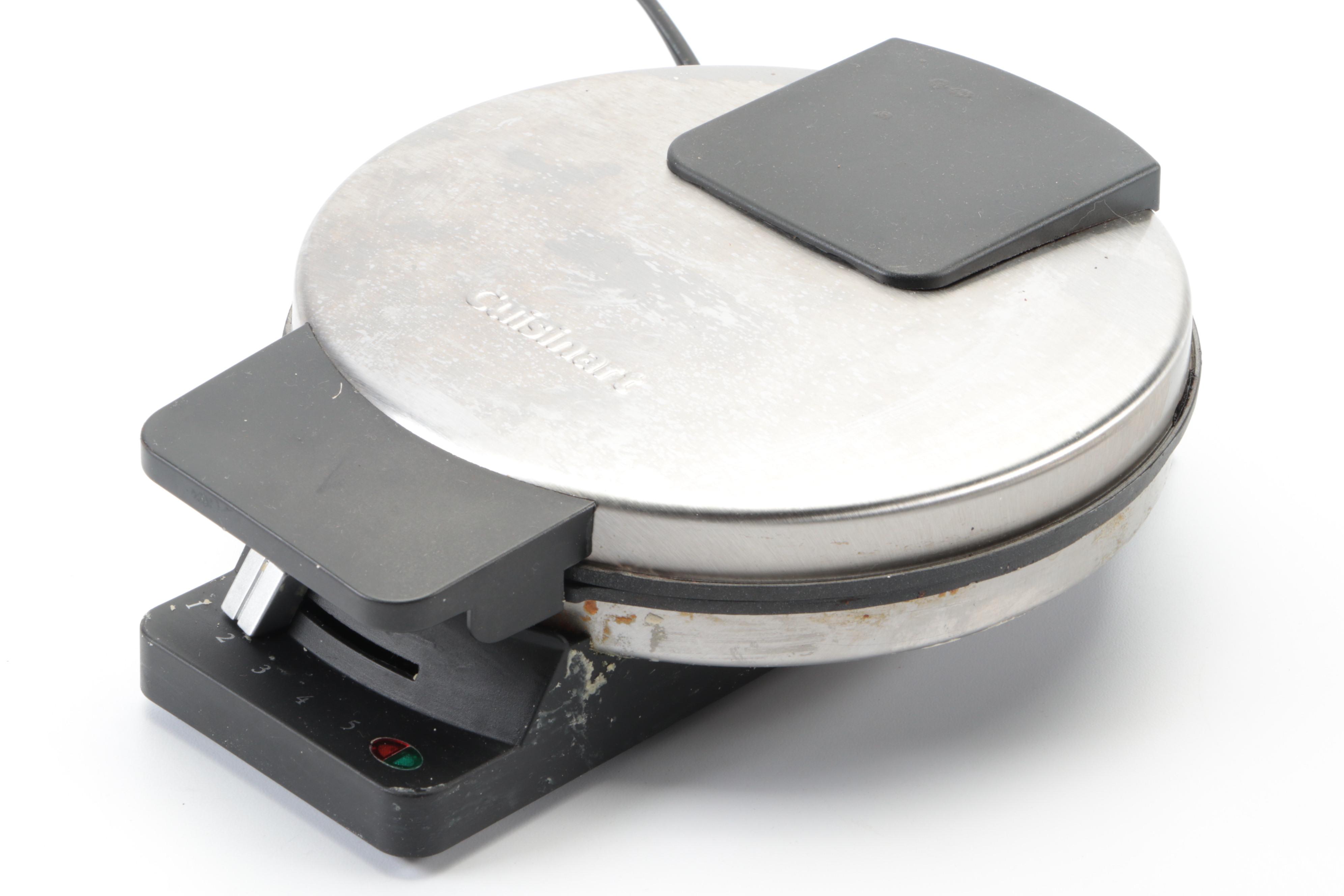 George Foreman Grill with Cuisinart Waffle Irons