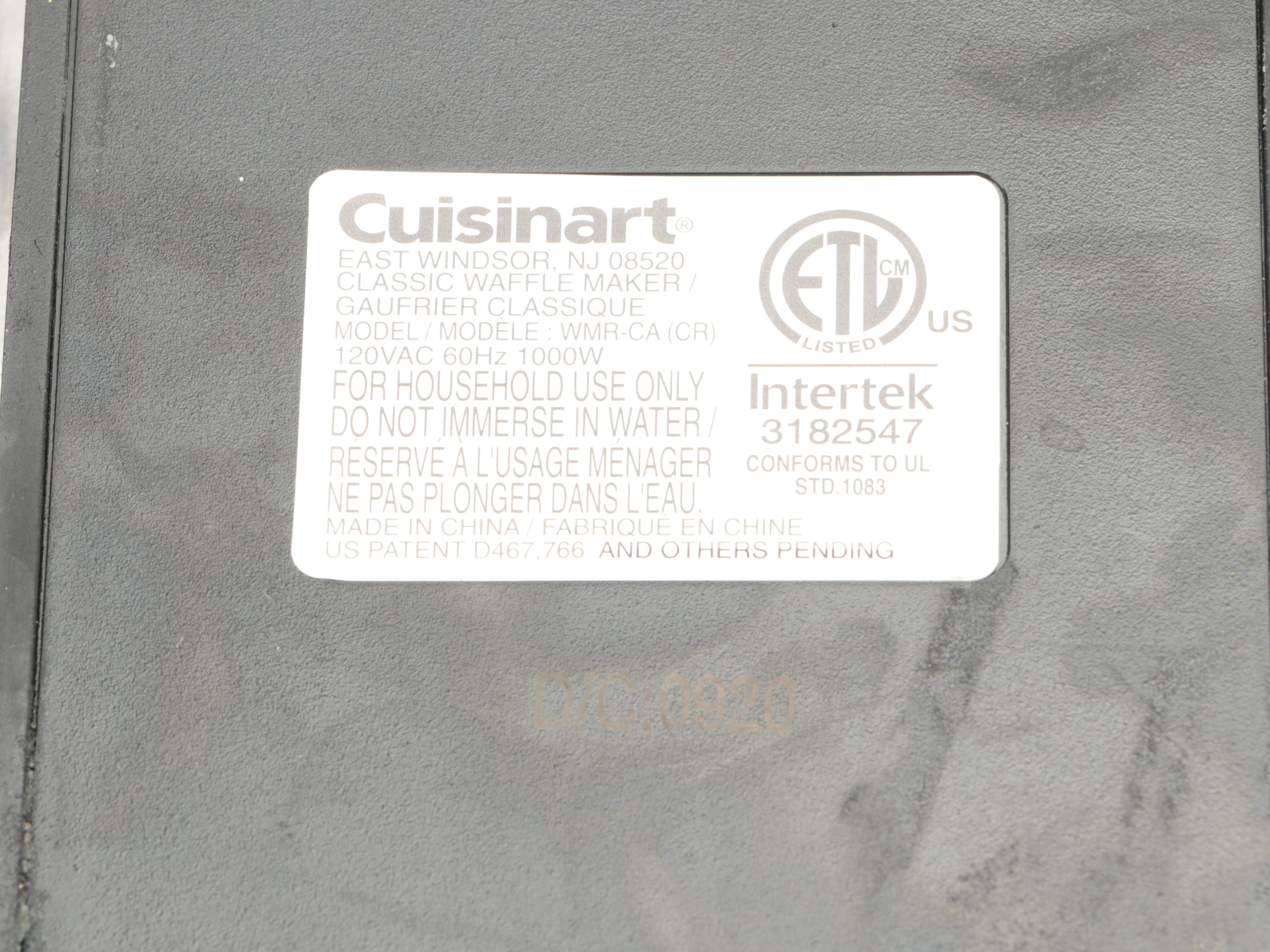 George Foreman Grill with Cuisinart Waffle Irons