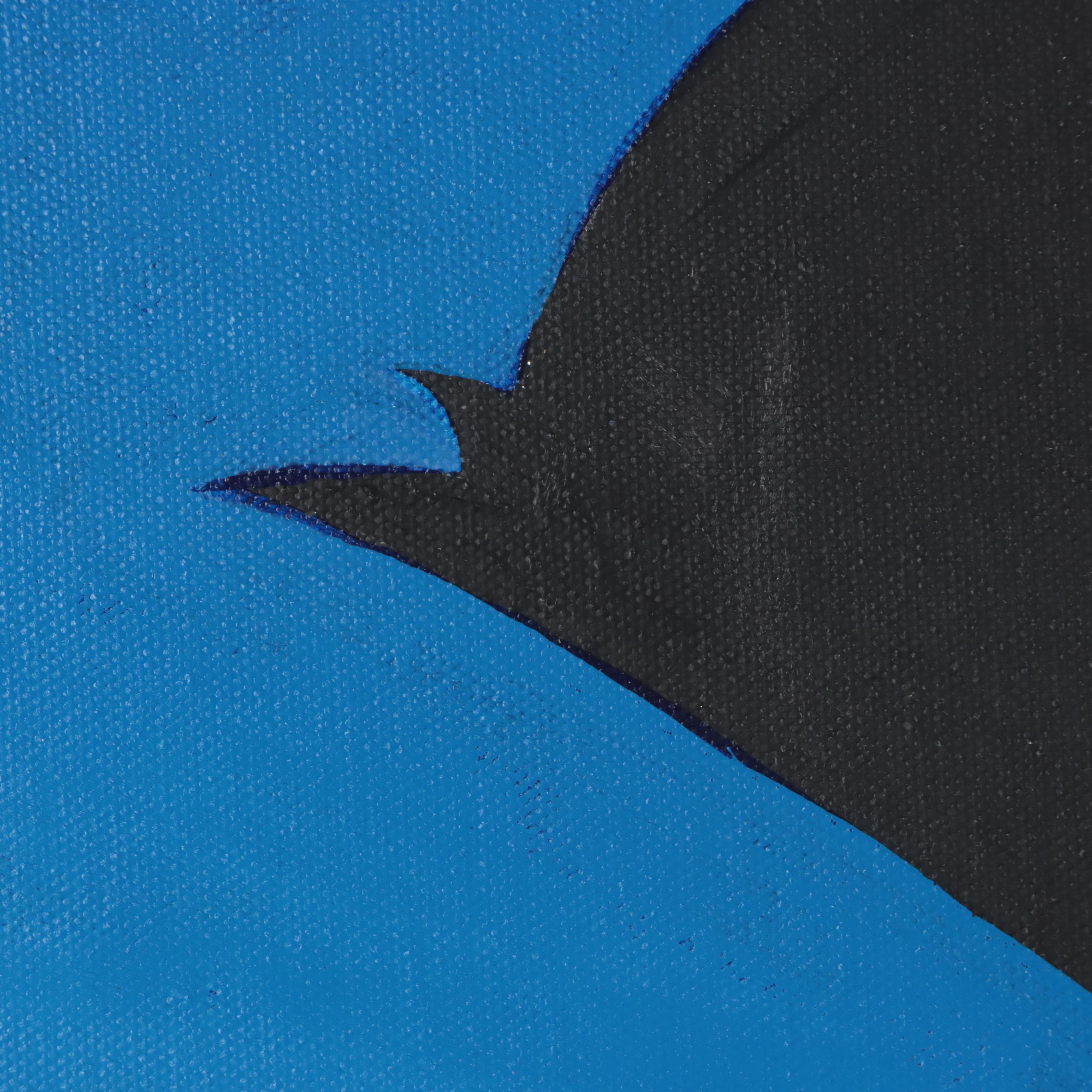 Abstract Botanical Acrylic Painting After Jack Youngerman, 21st Century