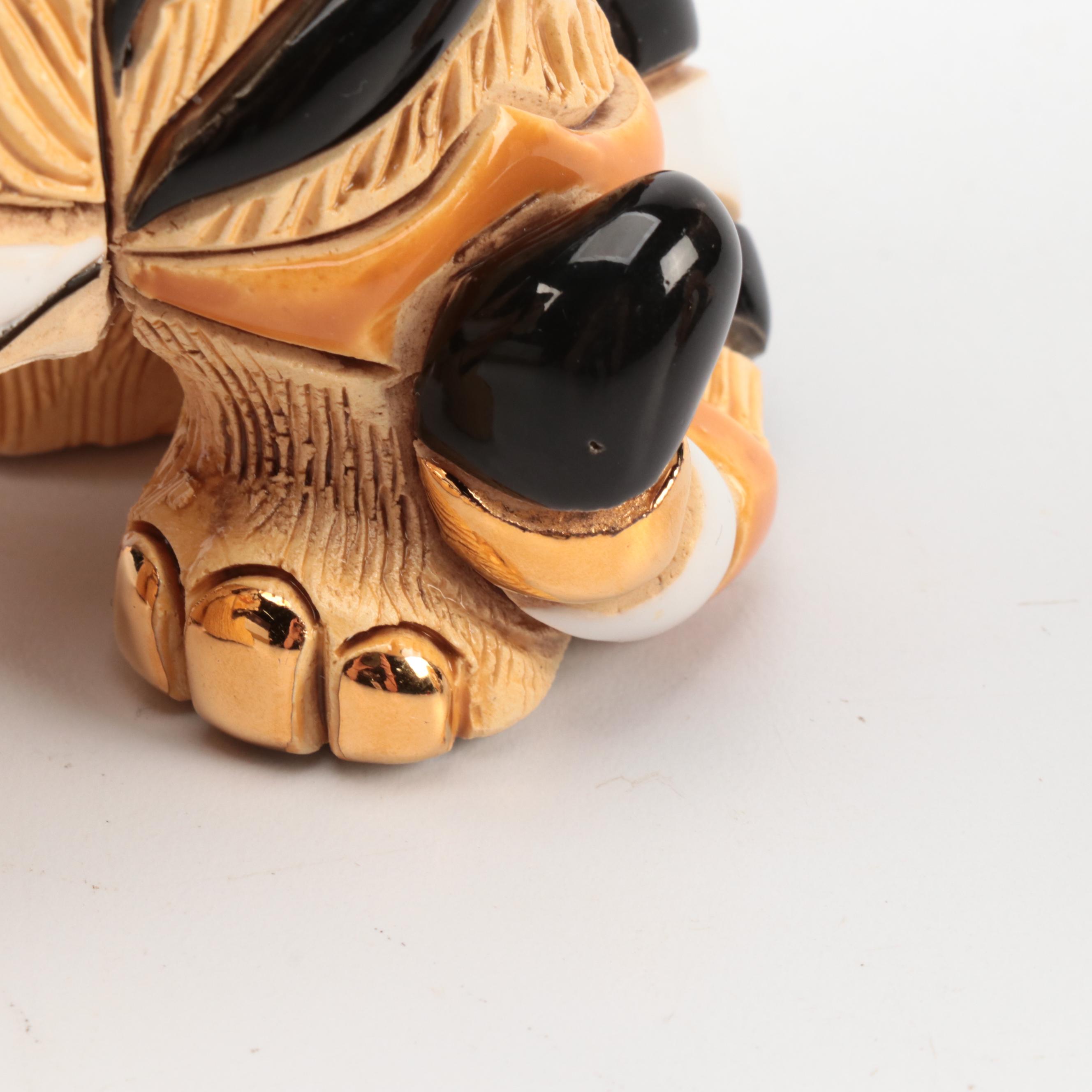 De Rosa Ceramic Tiger and Owl Figurines and Collector's Guide