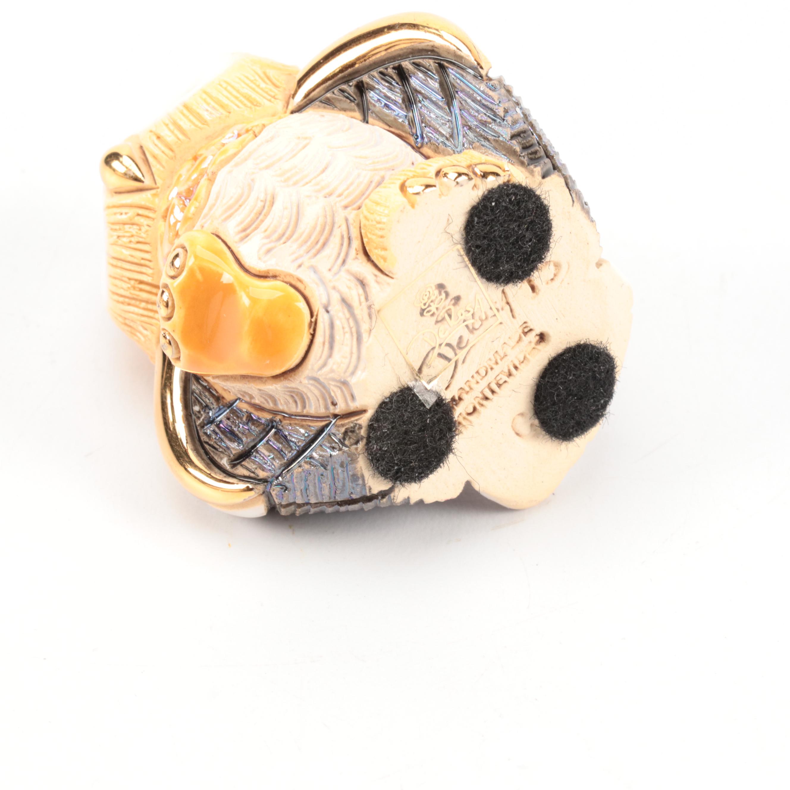 De Rosa Ceramic Tiger and Owl Figurines and Collector's Guide