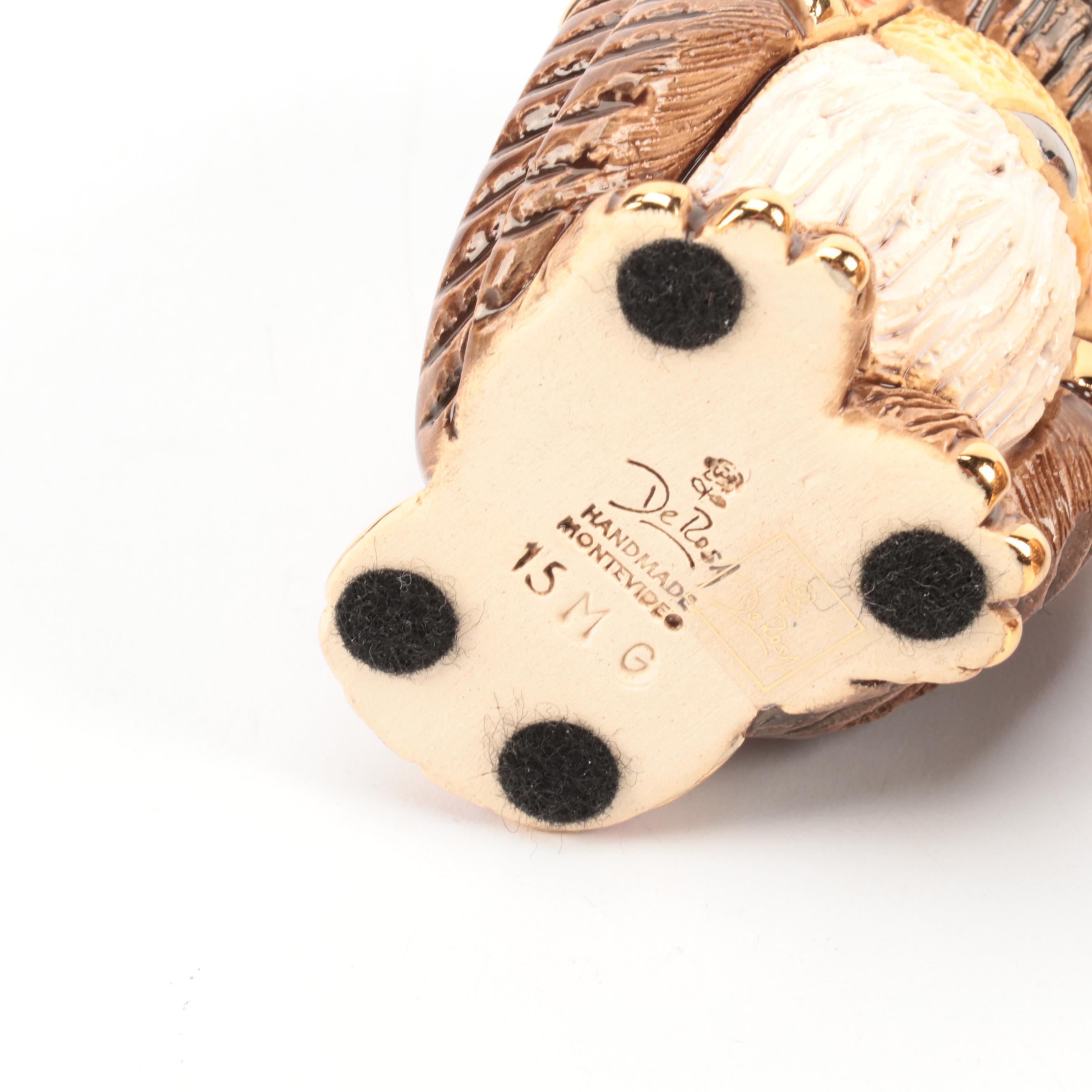 De Rosa Ceramic Owl Figurines