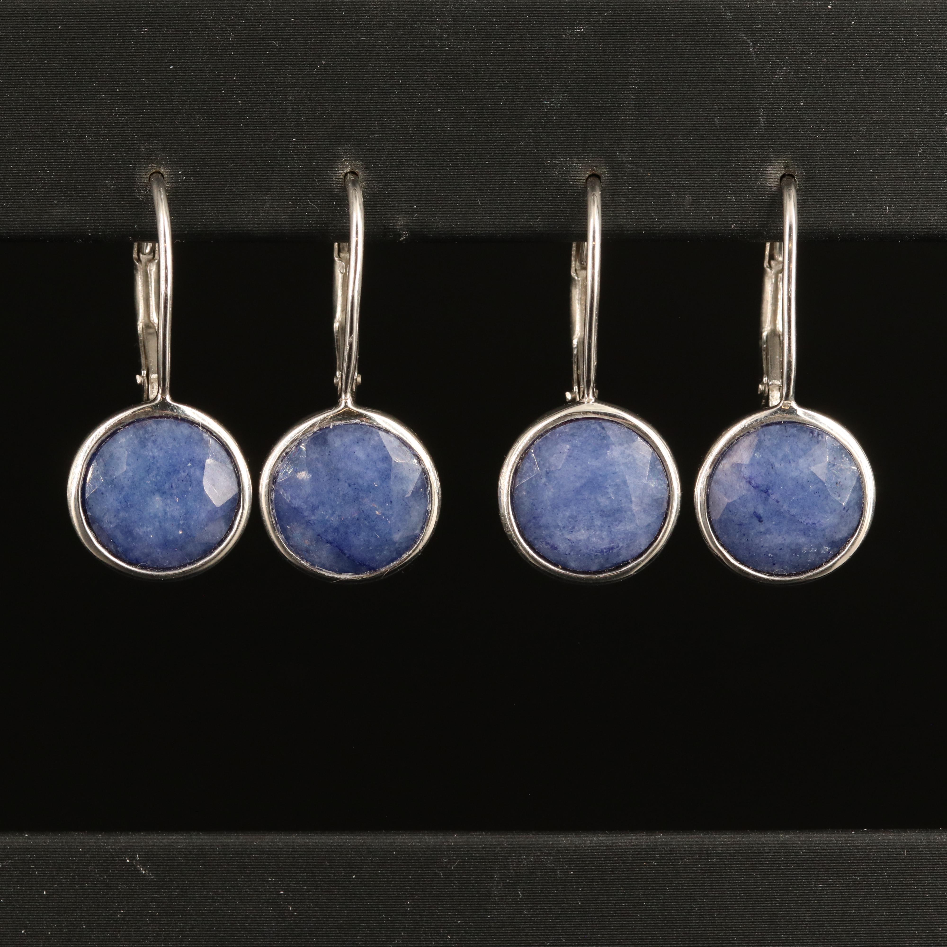 Sterling Beryl Earrings