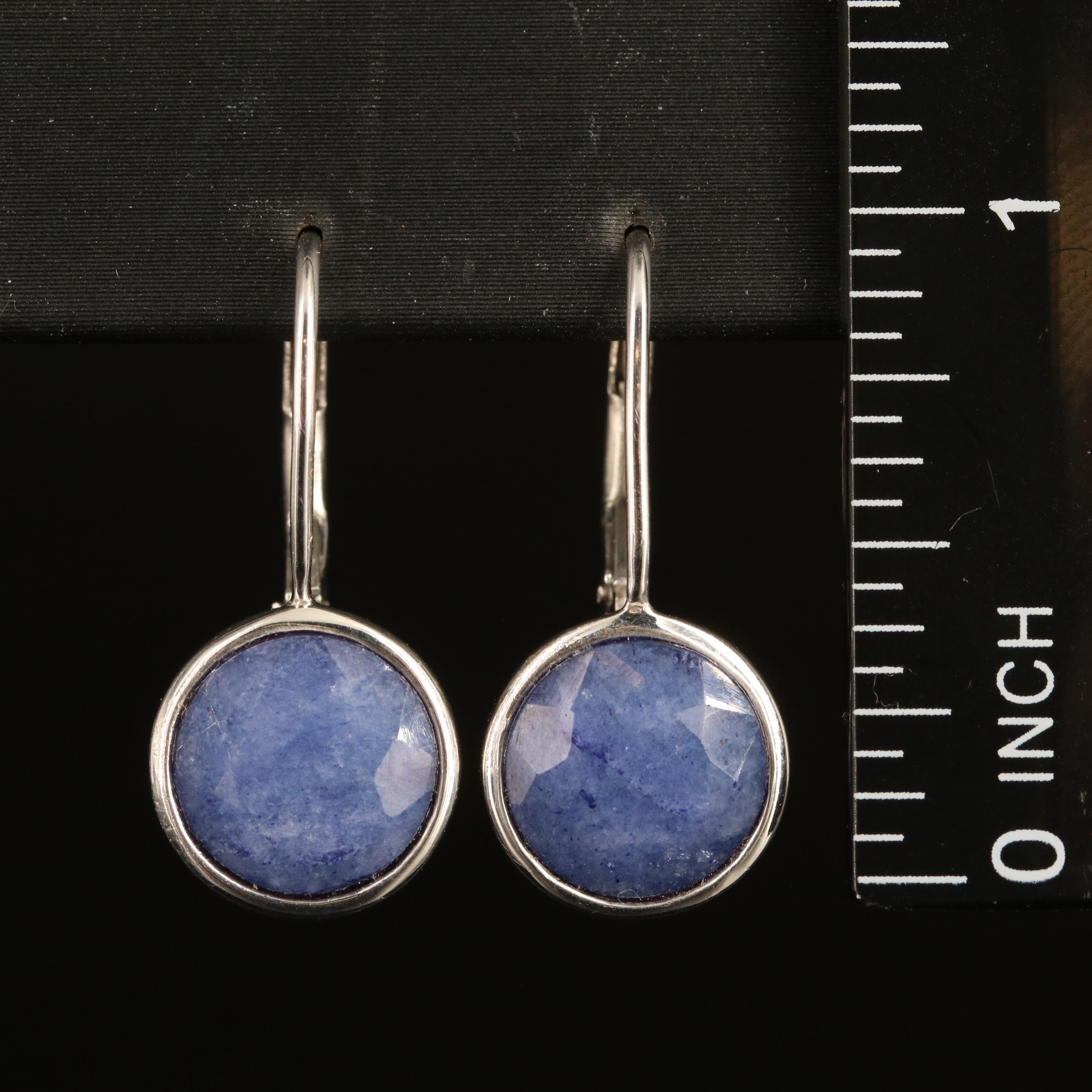 Sterling Beryl Earrings