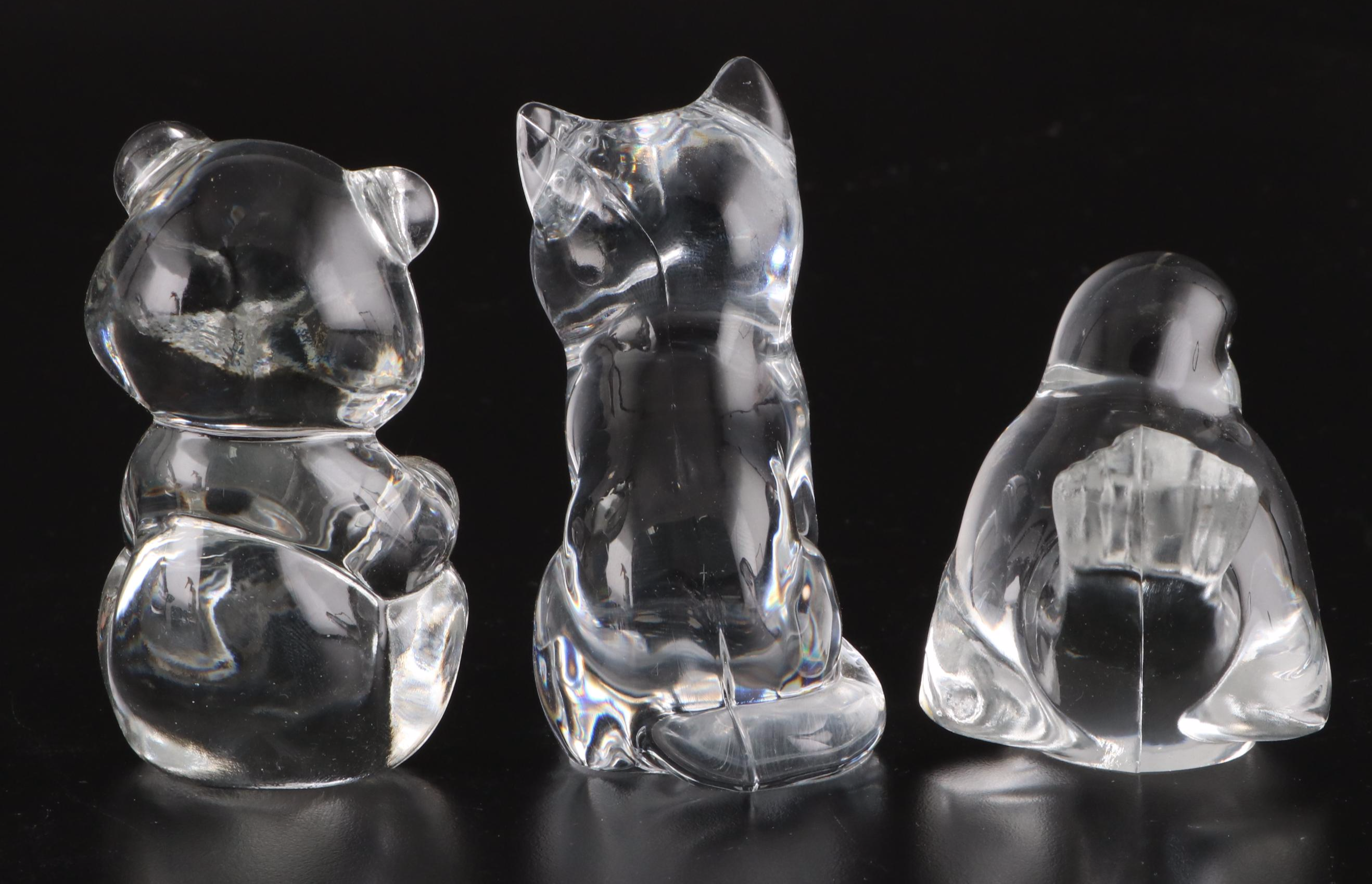 Princess House Crystal Figurines with Other Crystal Table Décor