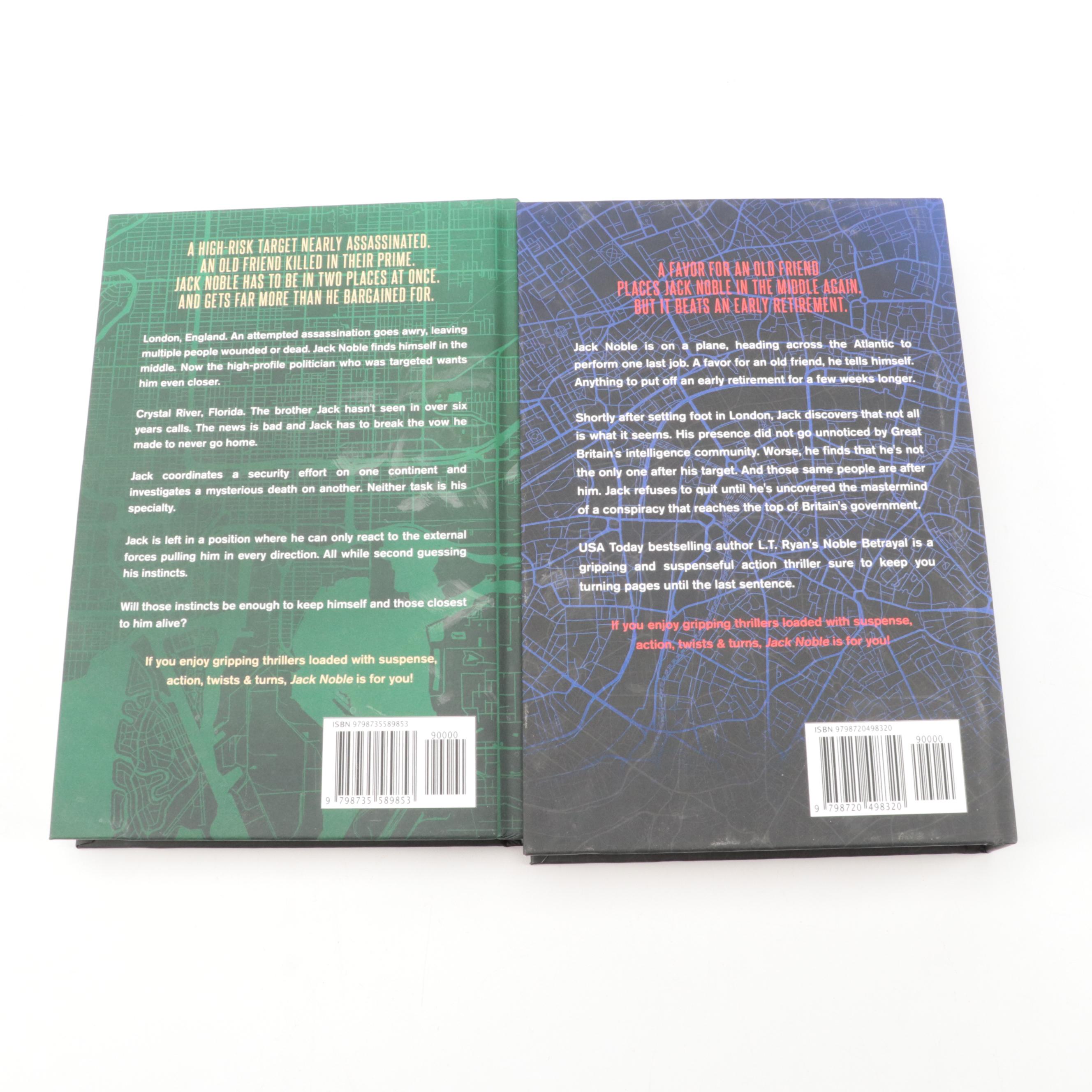 Jack Noble Thrillers "Never Go Home" and "Noble Betrayal" by L.T Ryan