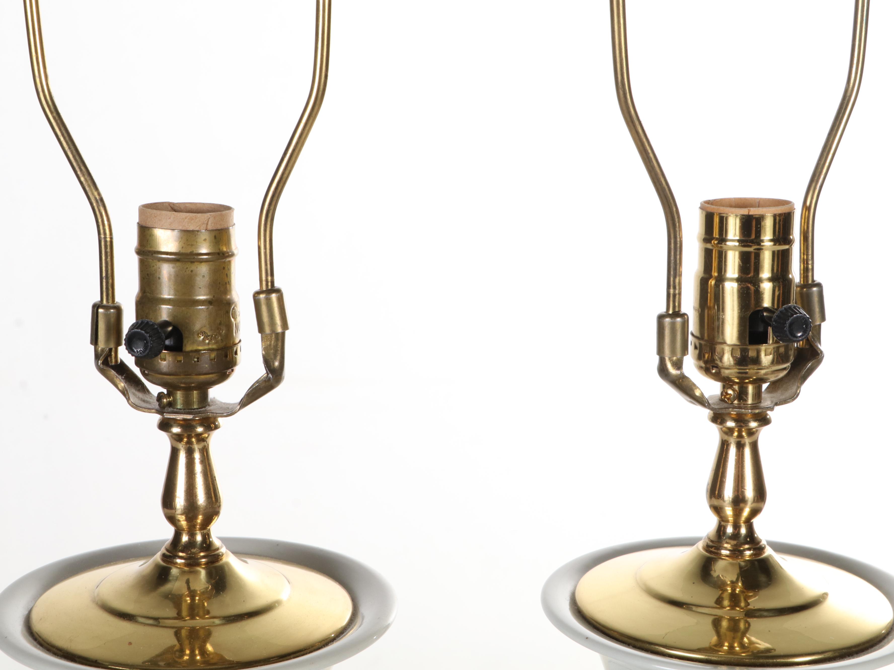 Chinese Blanc de Chine Porcelain Phoenix Tail Vase Lamps