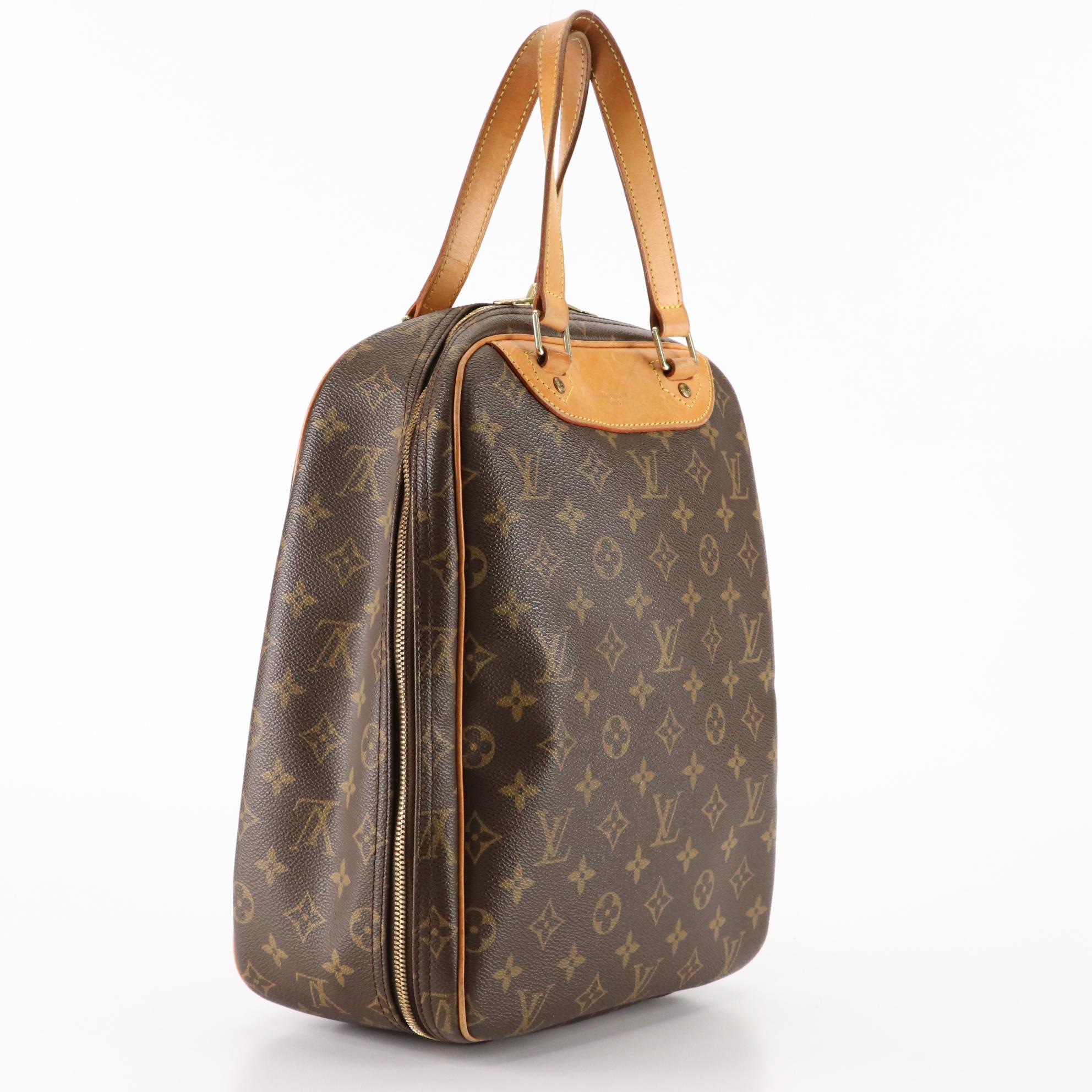 Louis Vuitton Excursion Shoe Bag in Monogram Canvas and Vachetta Leather