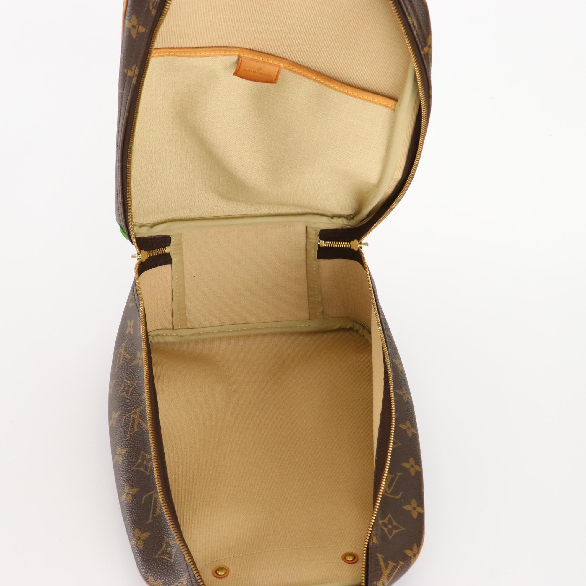 Louis Vuitton Excursion Shoe Bag in Monogram Canvas and Vachetta Leather