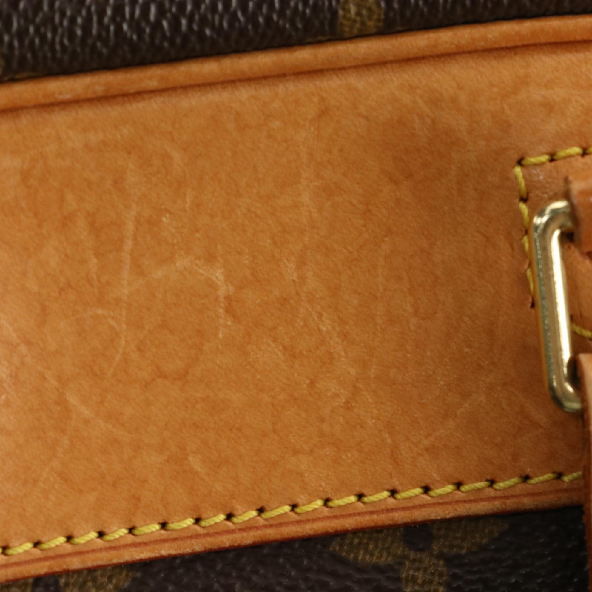 Louis Vuitton Excursion Shoe Bag in Monogram Canvas and Vachetta Leather