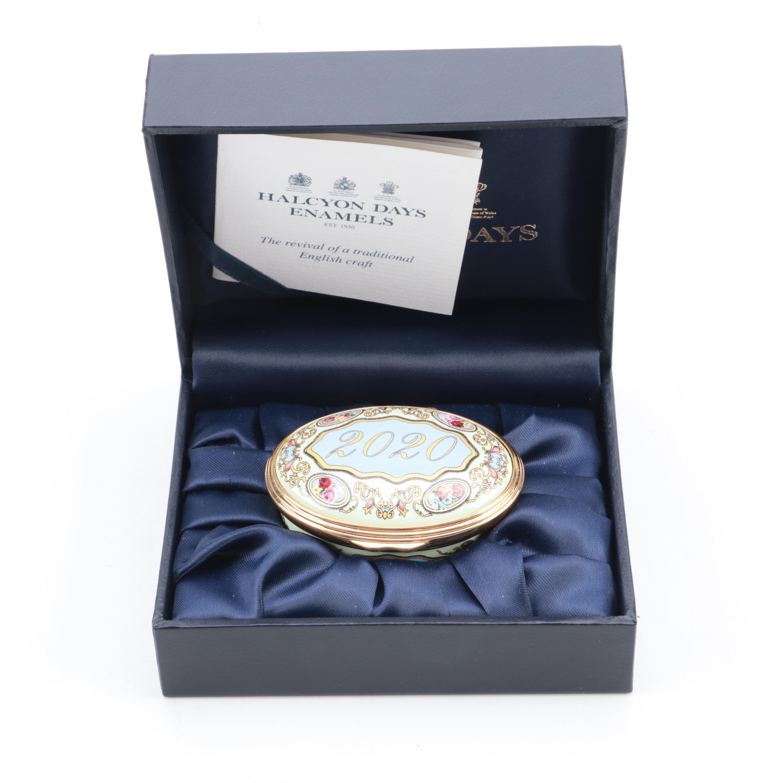 Halcyon Days English Enamel Boxes