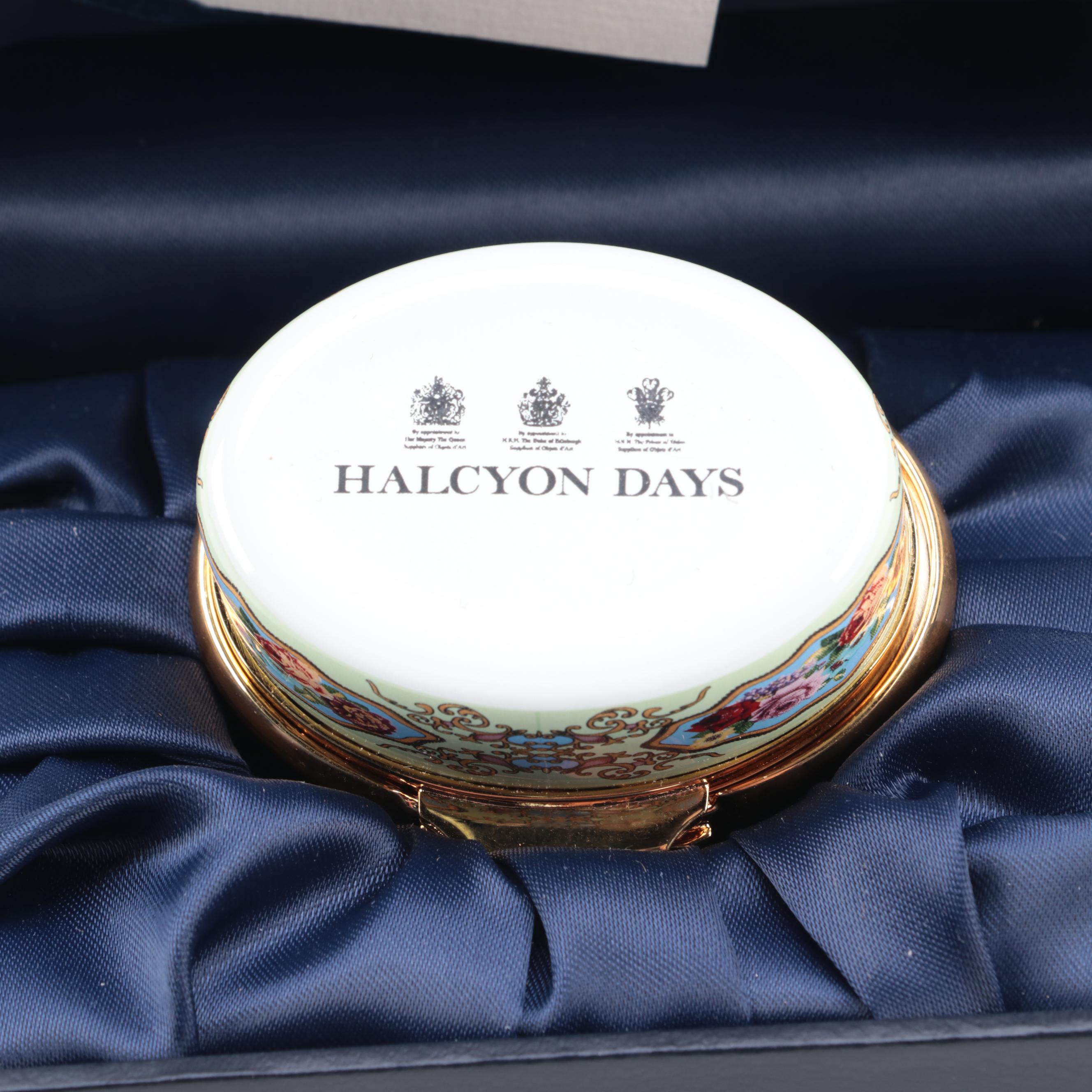 Halcyon Days English Enamel Boxes