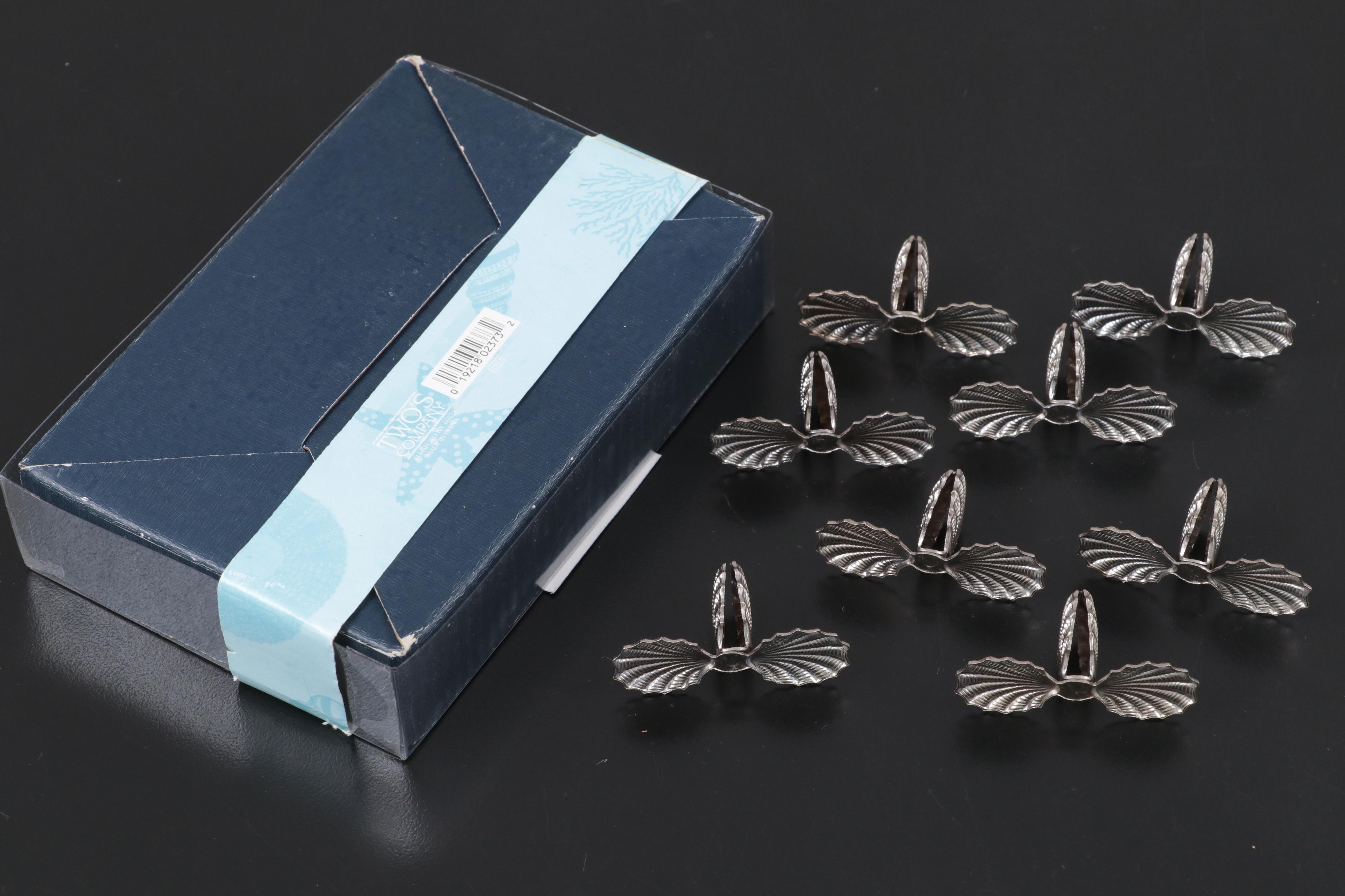 Marine Animal Themed Tableware Including Costa Vere Place Card Holders